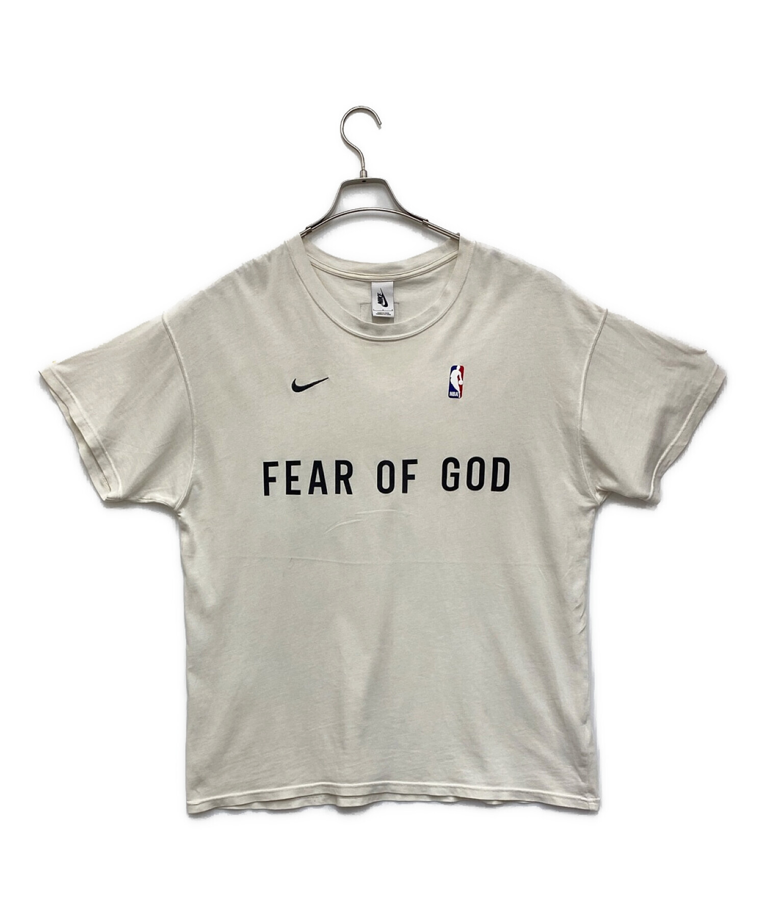 NIKE×Fear of God (ナイキ×フィアオブゴッド) Tシャツ ホワイト サイズ:L