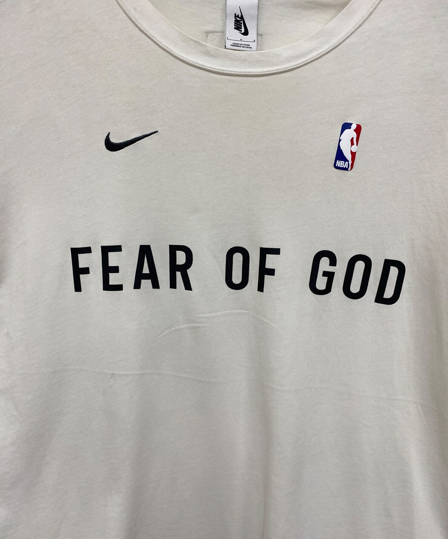 Nike Fear of God Tシャツ NBA  グレー LサイズTシャツ/カットソー(半袖/袖なし)