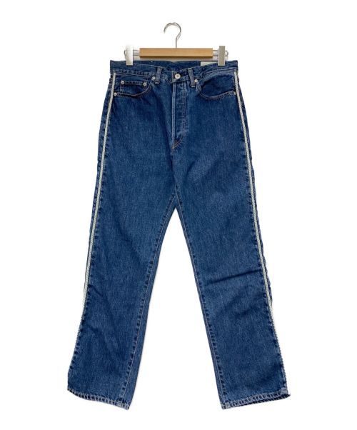 中古・古着通販】KURO (クロ) デニムパンツ SIDE ROPE DENIM ブルー