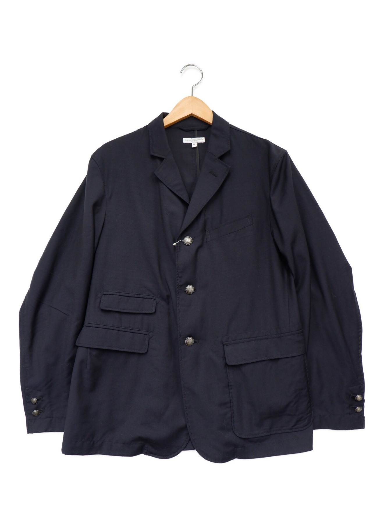 Engineered Garments×BEAMS (エンジニアードガーメンツ×ビームス) MID FIELD BLAZER TROPICAL  WOOL ネイビー サイズ:Ｍ