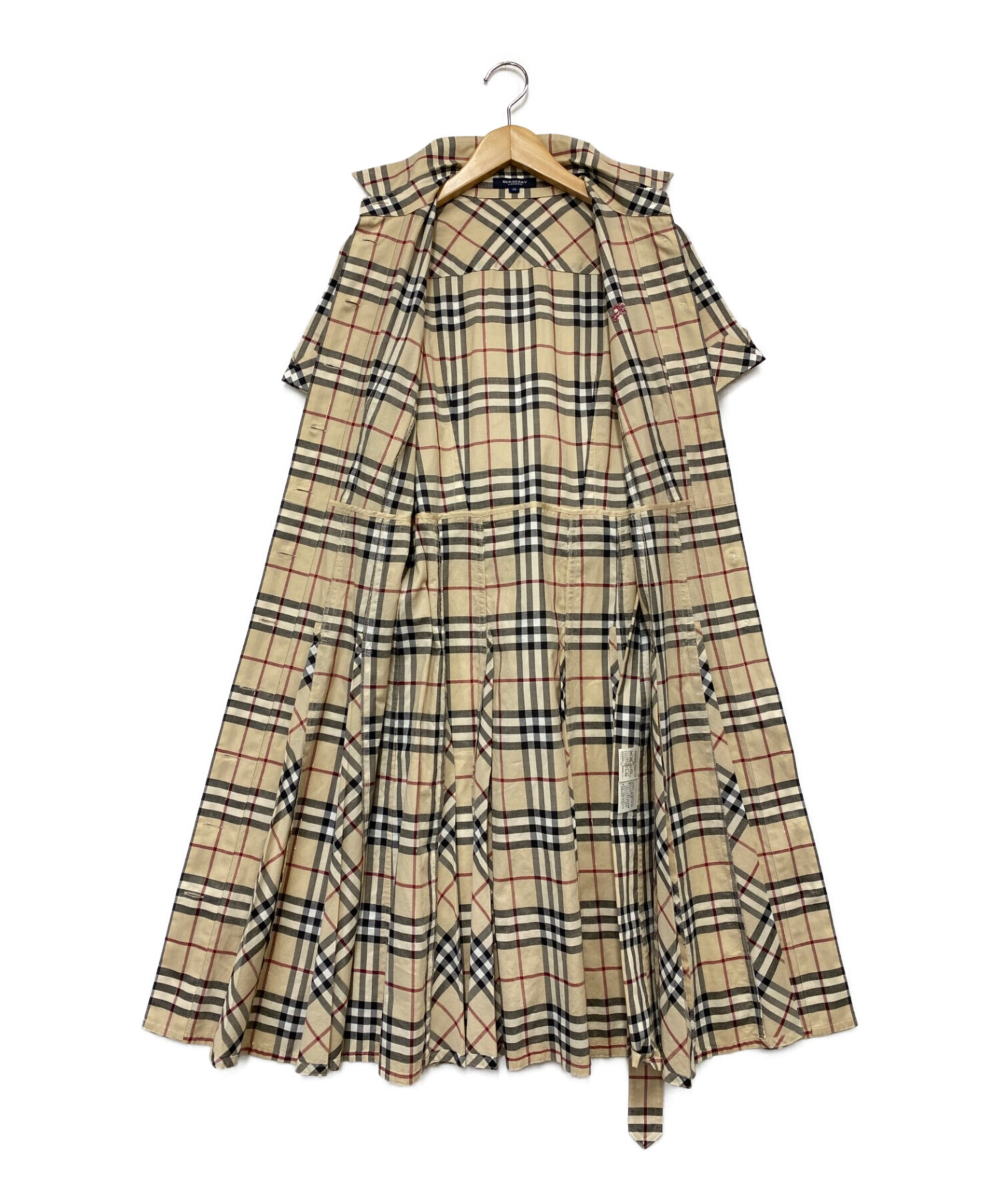 BURBERRY LONDON (バーバリー ロンドン) シャツワンピース ブラウン サイズ:38