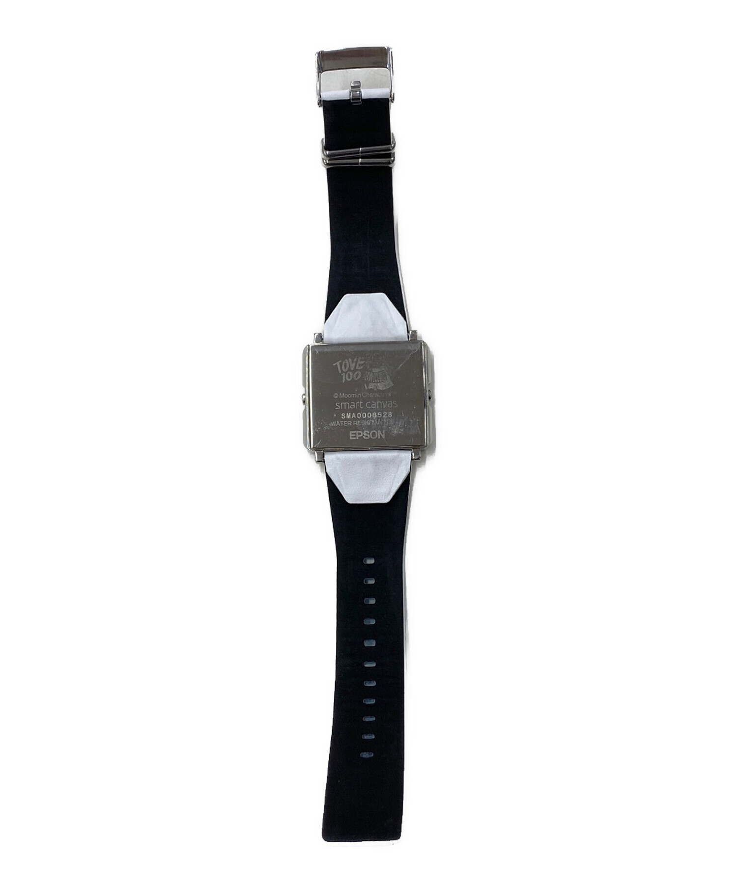 ムーミン tove100 スマートキャンバス エプソン 腕時計 電池切れ - 時計