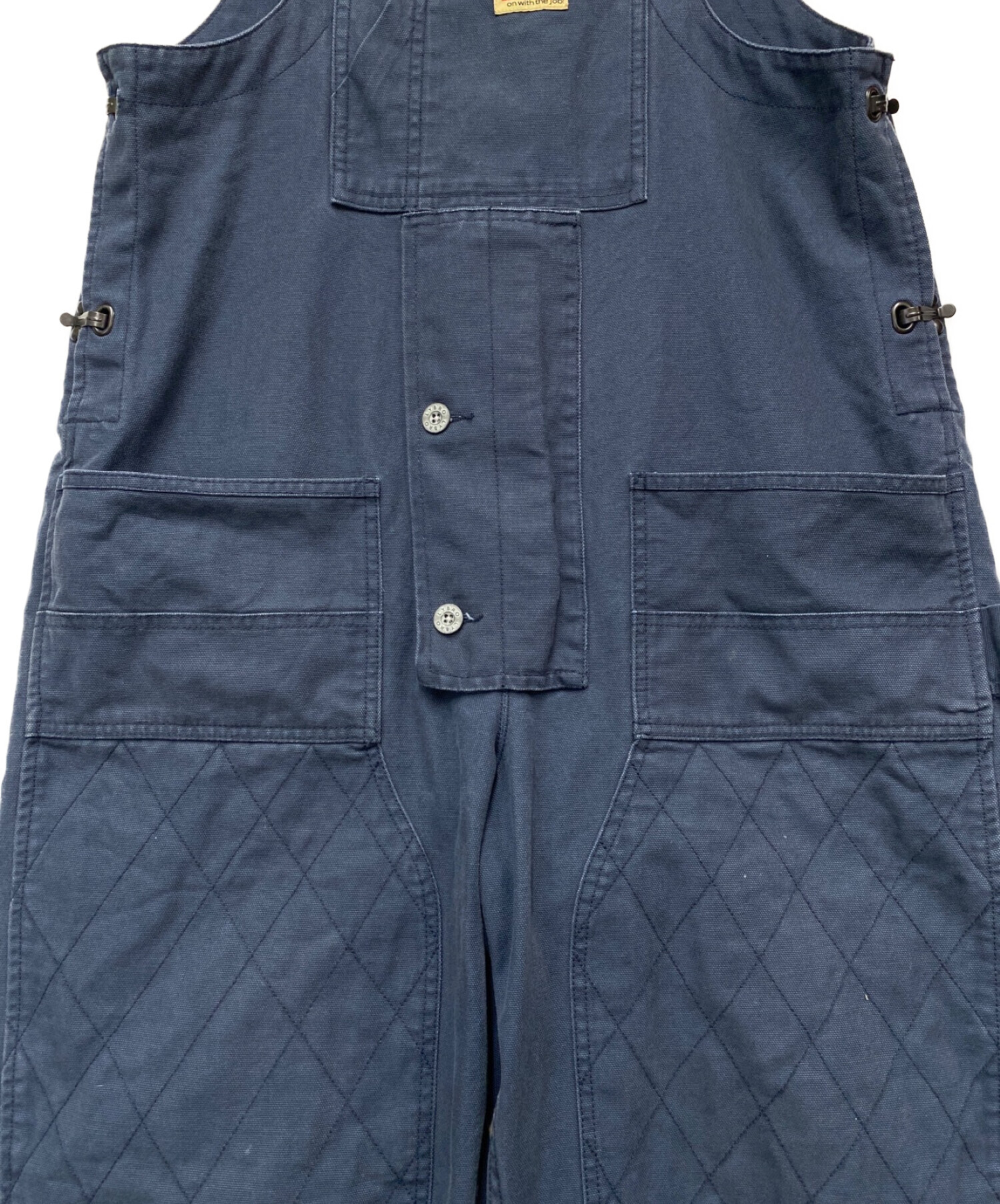 NIGEL CABOURN (ナイジェルケーボン) オーバーオール　CARPENTER DUNGAREE CANVAS ネイビー サイズ:44