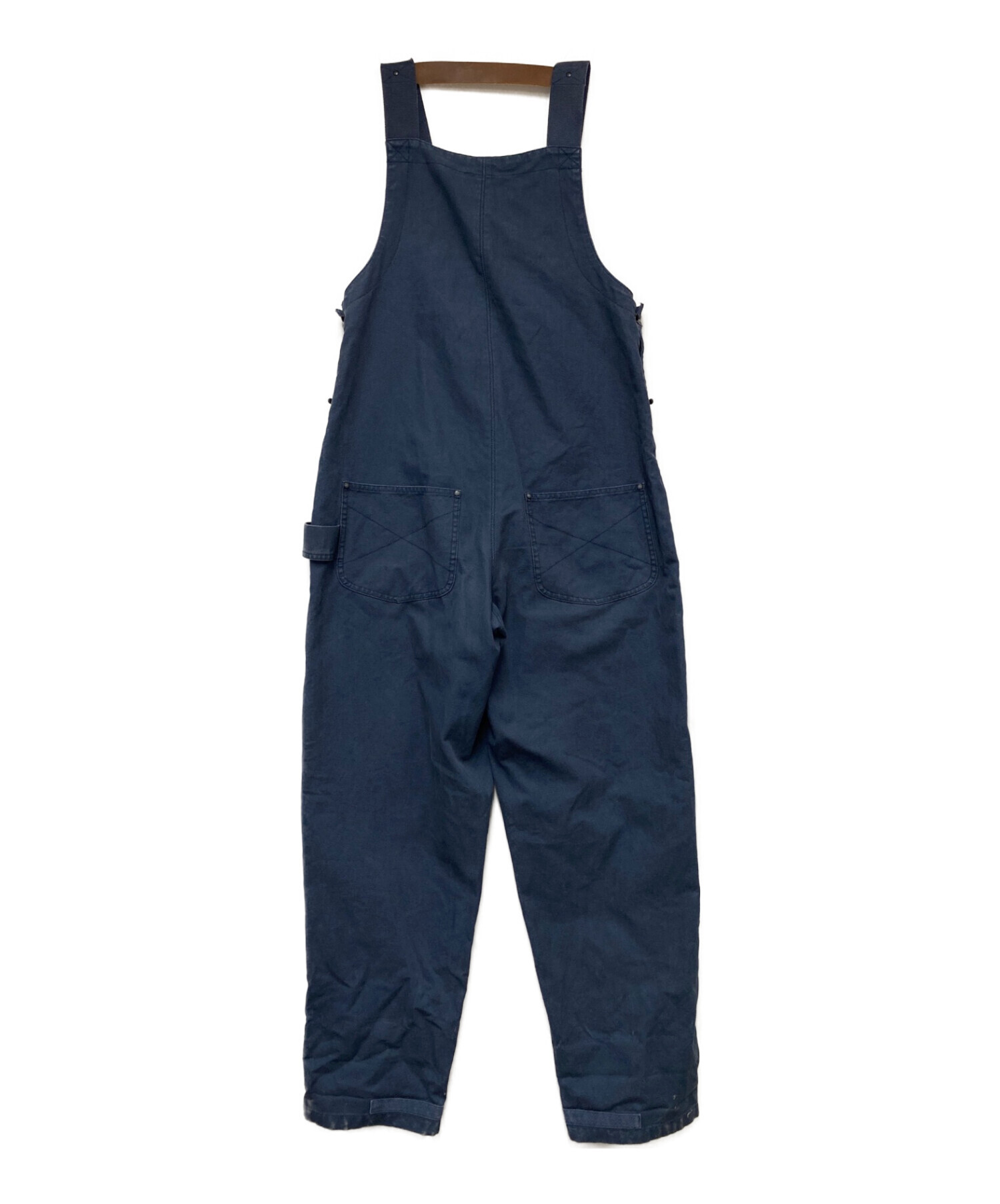 NIGEL CABOURN (ナイジェルケーボン) オーバーオール　CARPENTER DUNGAREE CANVAS ネイビー サイズ:44