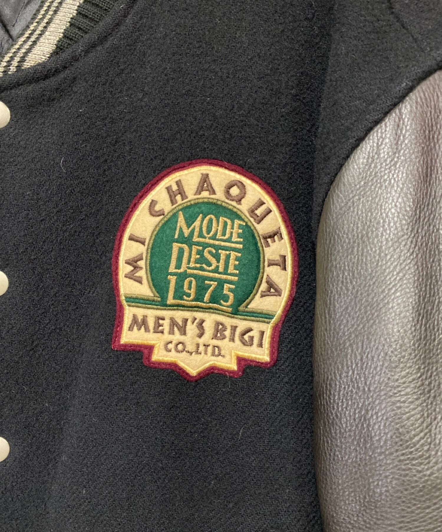 中古・古着通販】MEN'S BIGI (メンズビギ) スタジャン ブラック サイズ