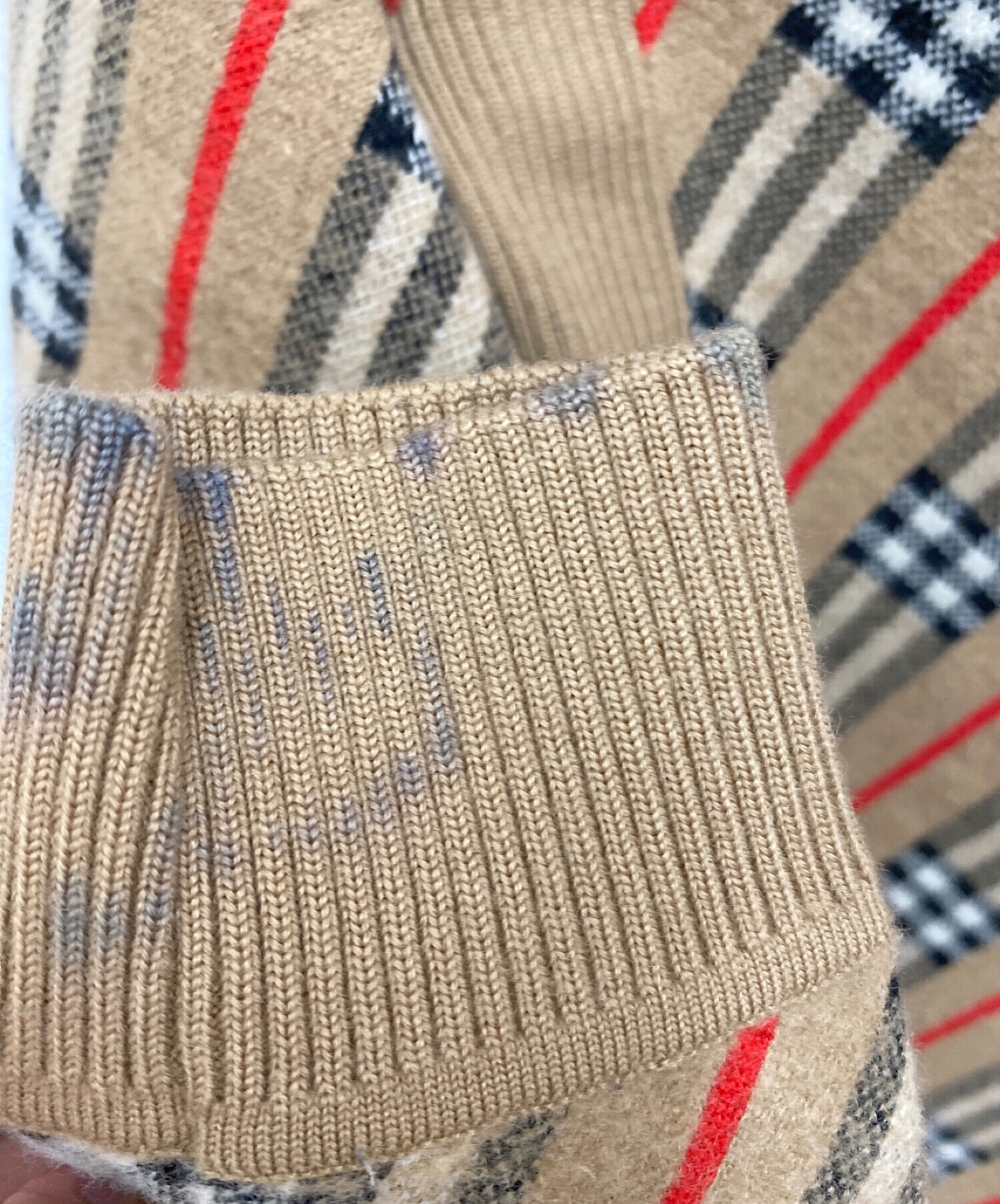 中古・古着通販】BURBERRY (バーバリー) カーディガン キャメル サイズ