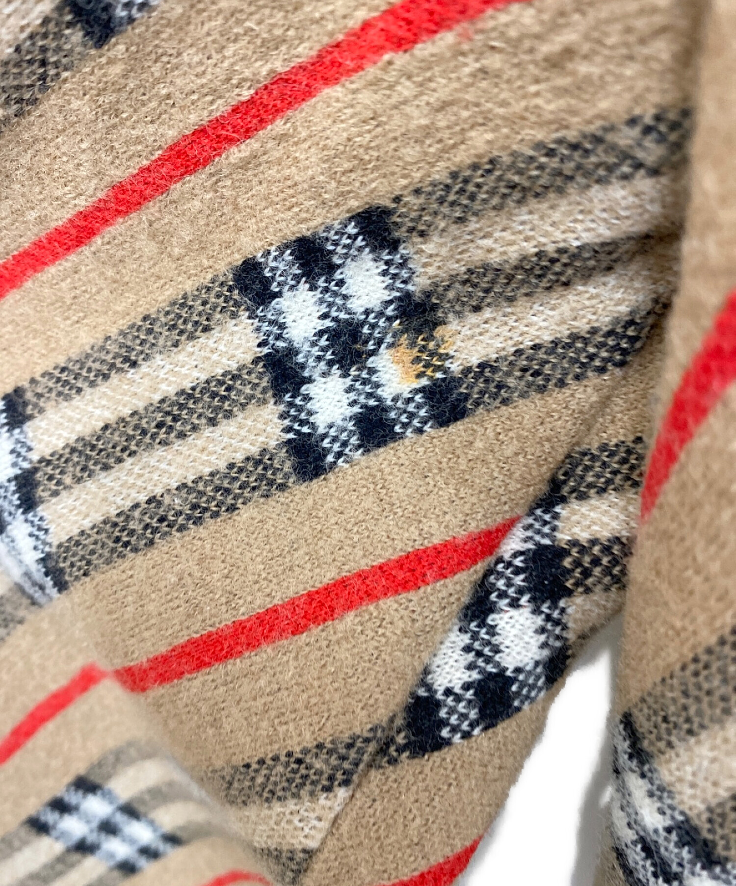 中古・古着通販】BURBERRY (バーバリー) カーディガン キャメル サイズ