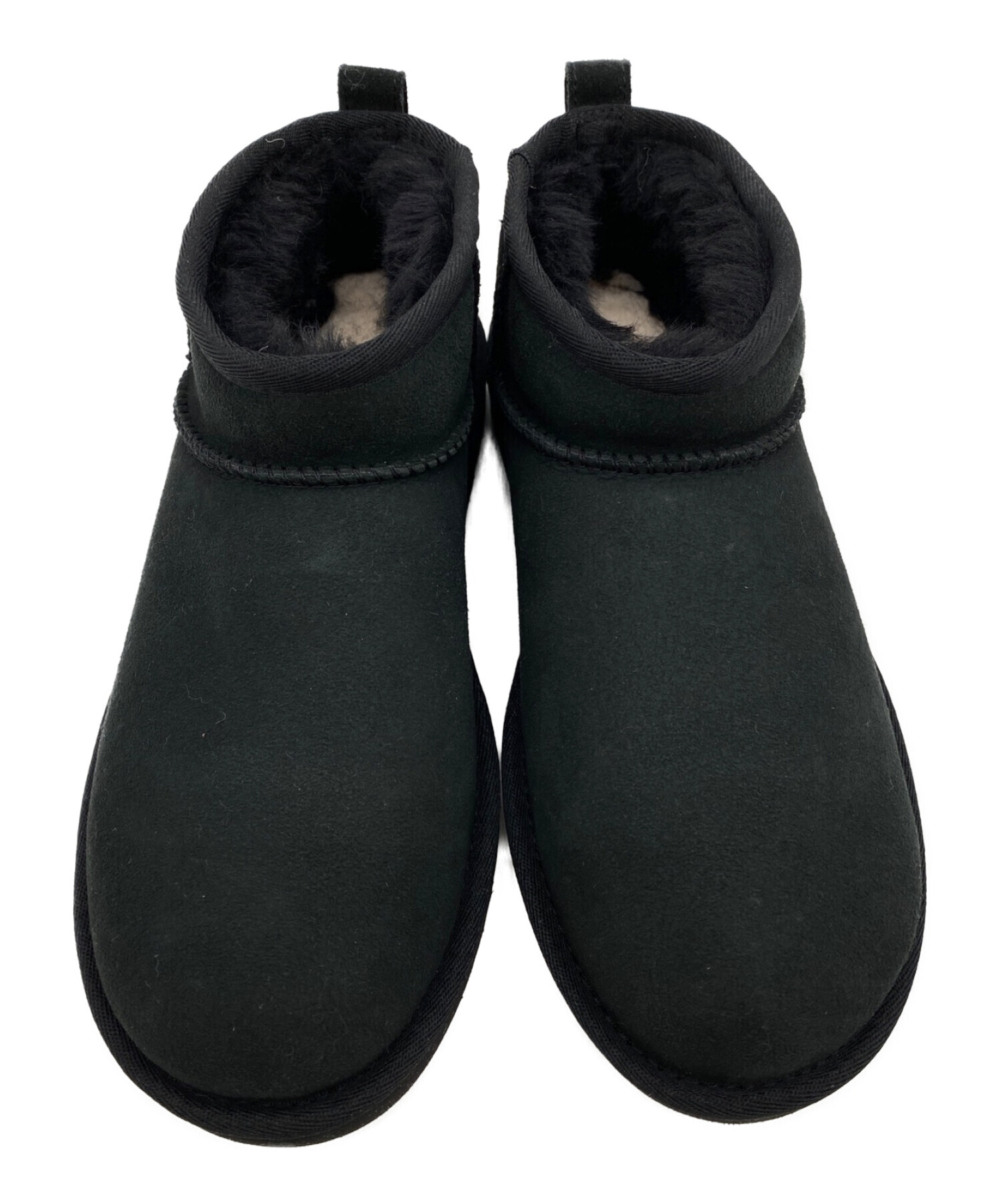 中古・古着通販】UGG (アグ) ムートンブーツ ブラック サイズ:24