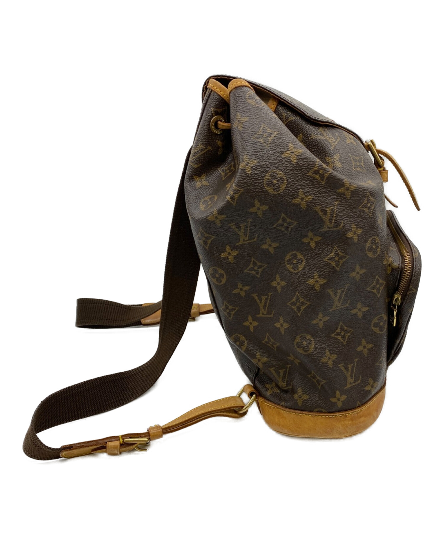 中古・古着通販】LOUIS VUITTON (ルイ ヴィトン) モンスリGM ブラウン