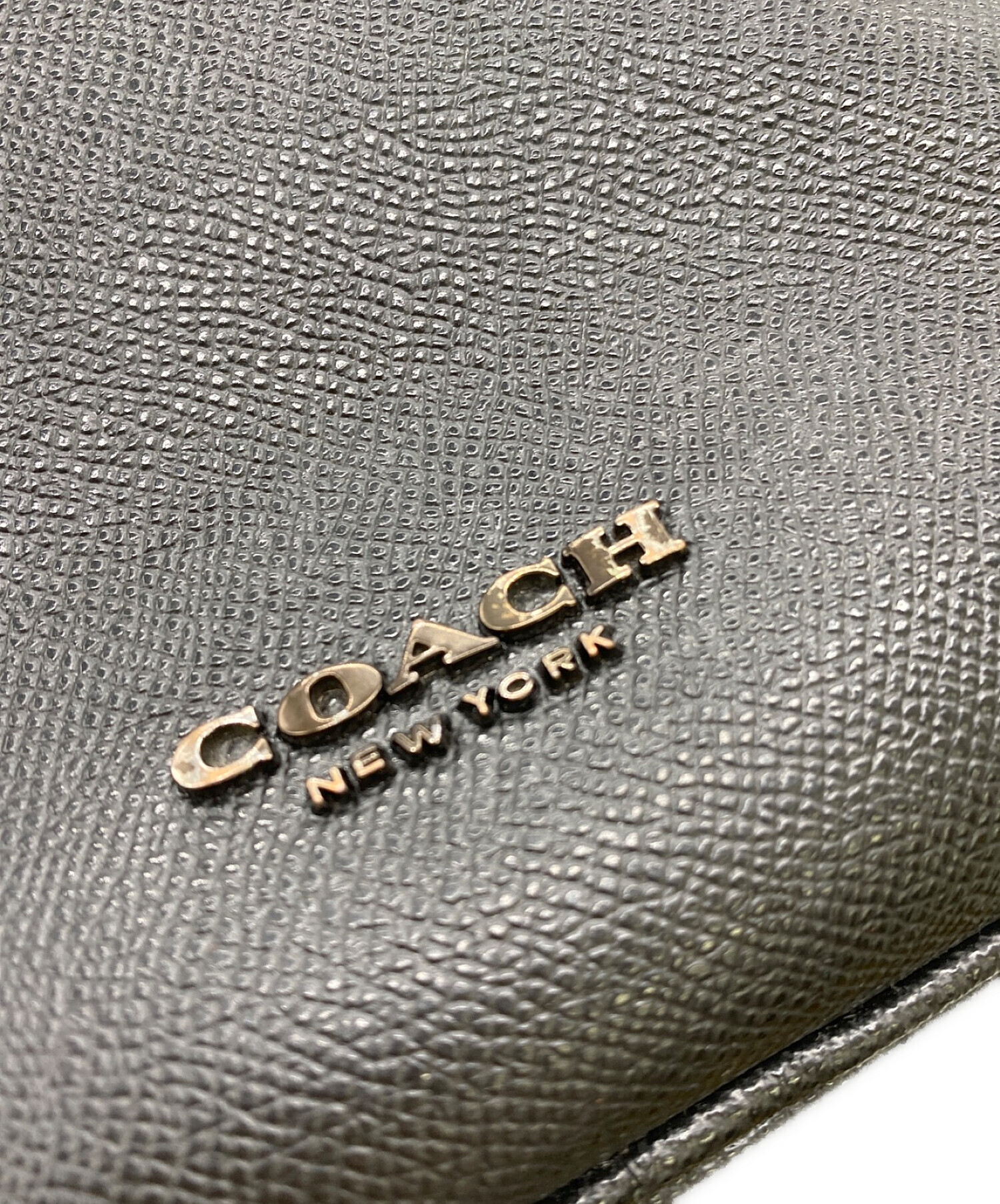 中古・古着通販】COACH (コーチ) レザーリュック ブラック｜ブランド 