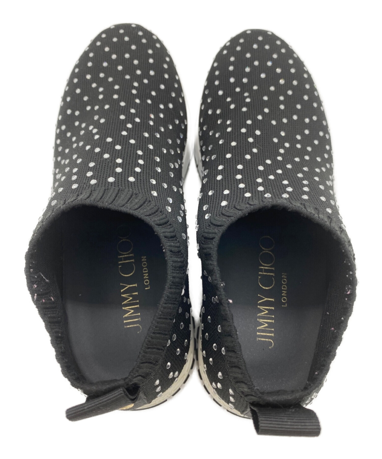 中古・古着通販】JIMMY CHOO (ジミーチュウ) ニットスリッポン