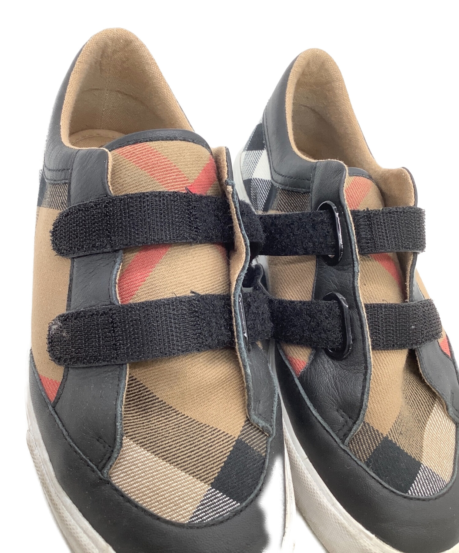 中古・古着通販】BURBERRY (バーバリー) ベルクロスニーカー ブラウン サイズ:35｜ブランド・古着通販 トレファク公式【TREFAC  FASHION】スマホサイト