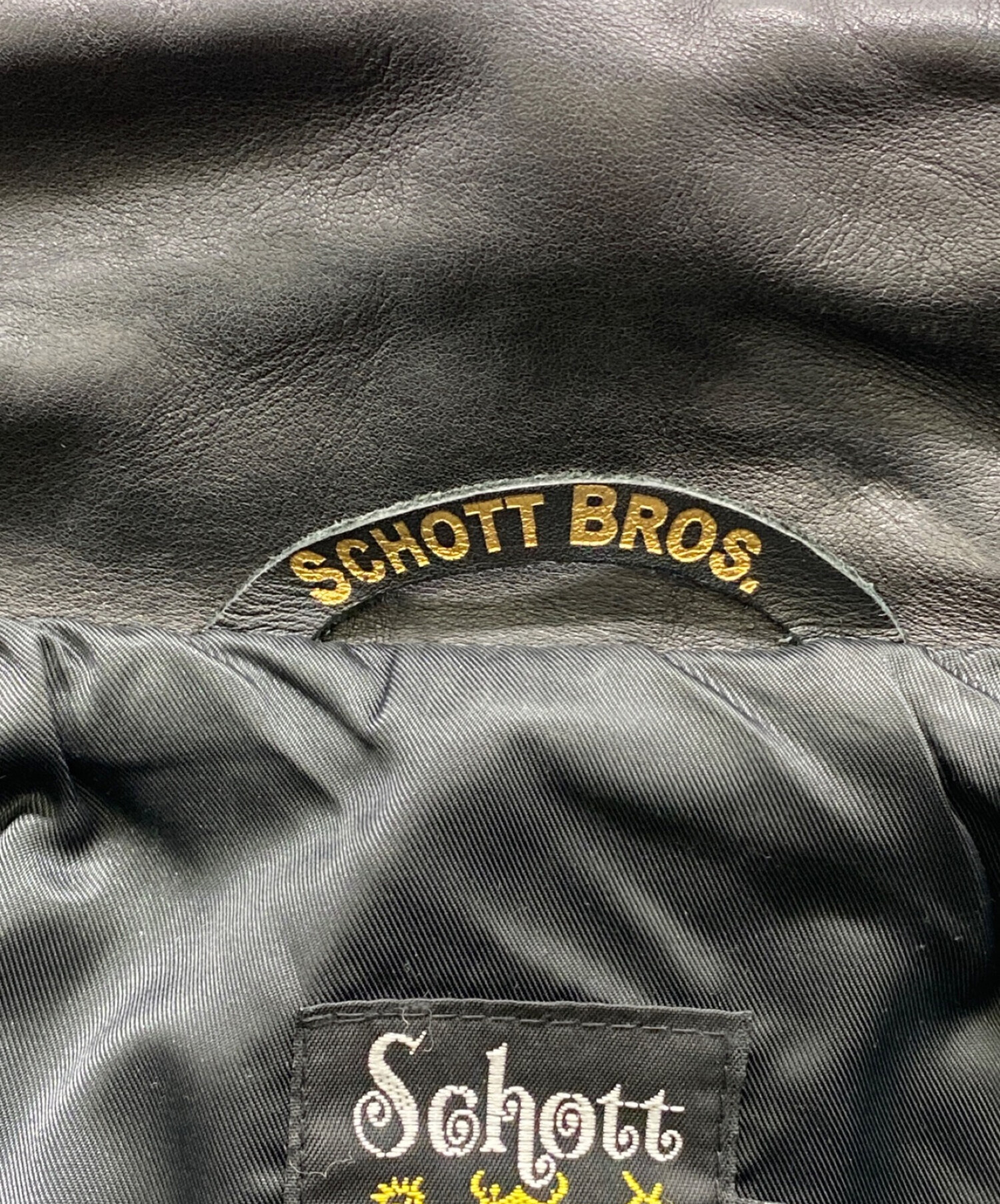 中古・古着通販】Schott (ショット) レザートラッカージャケット