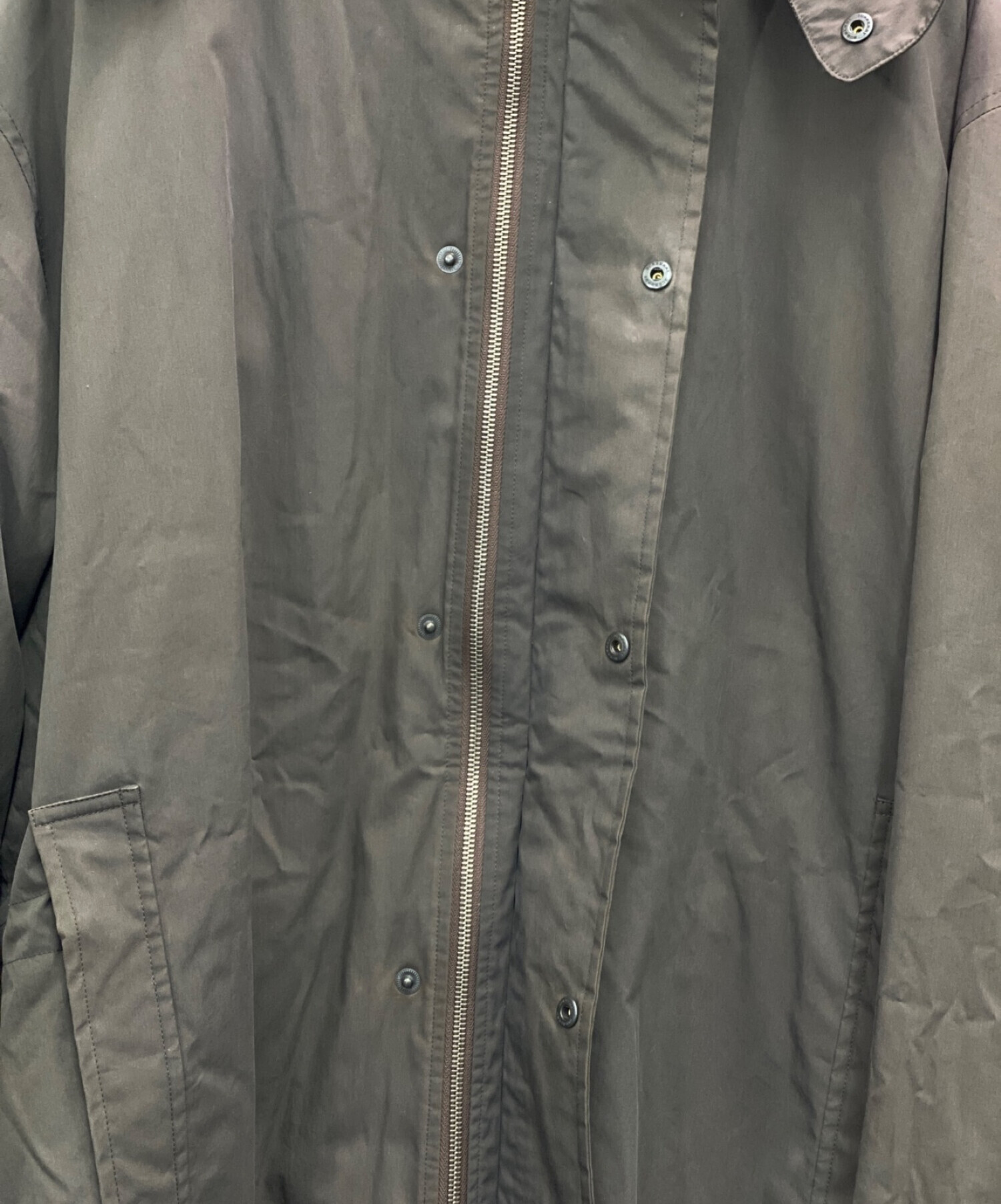 中古・古着通販】BURBERRY (バーバリー) 中綿コート ダークブラウン