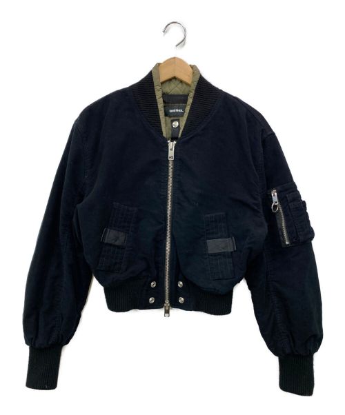 【中古・古着通販】DIESEL (ディーゼル) ブルゾン ブラック サイズ:SIZE XS｜ブランド・古着通販 トレファク公式【TREFAC  FASHION】スマホサイト