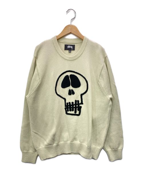 【中古・古着通販】stussy (ステューシー) セーター ベージュ サイズ