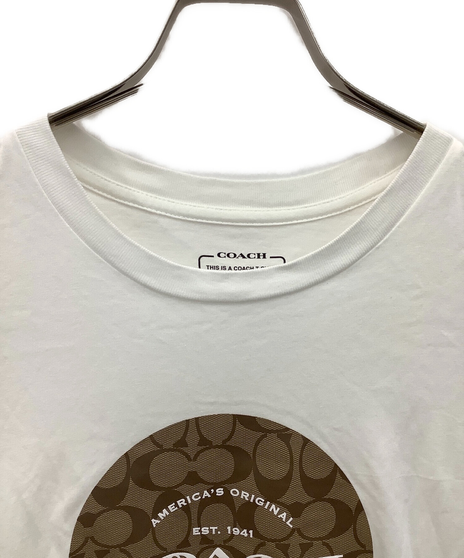 中古・古着通販】COACH (コーチ) Tシャツ ホワイト サイズ:XL｜ブランド・古着通販 トレファク公式【TREFAC FASHION】スマホサイト