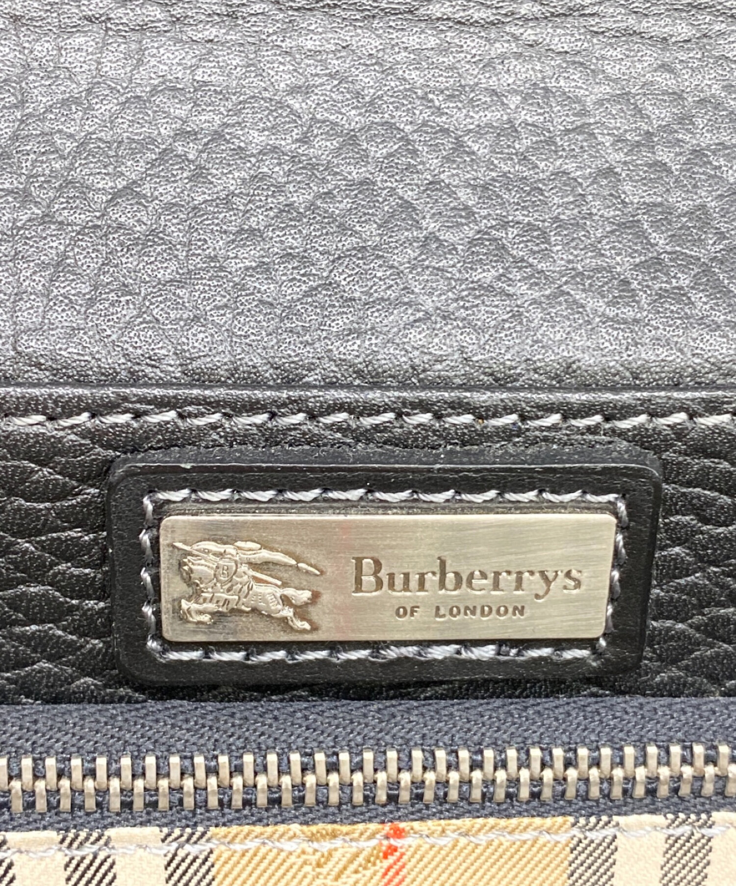 中古・古着通販】Burberry's (バーバリーズ) クラッチバッグ ブラック