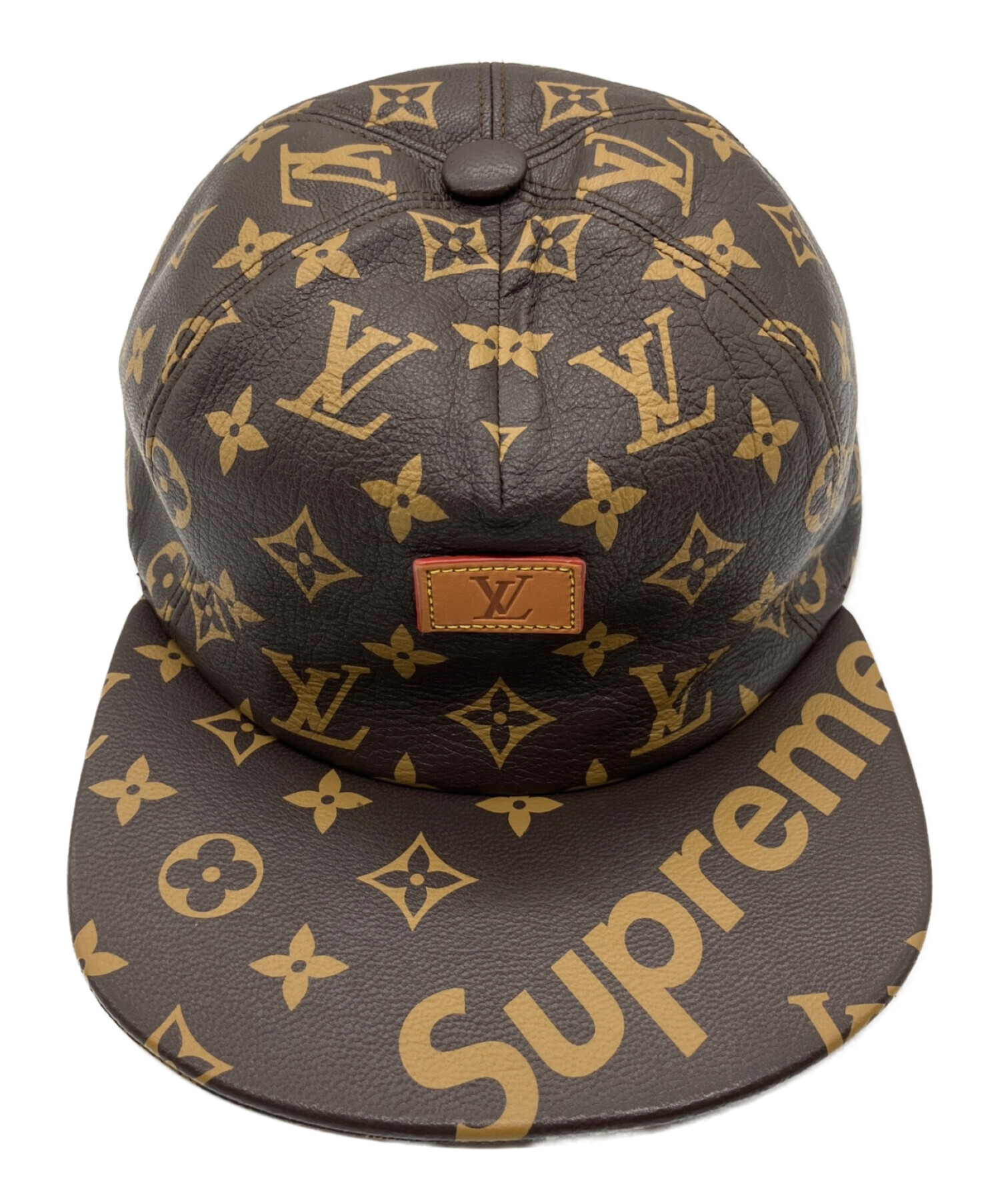 Louisvuitton Supreme cap ルイヴィトンモノグラムキャップSIZEF