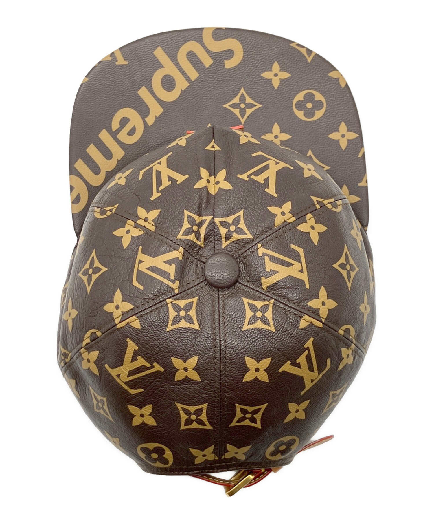 LOUIS VUITTON (ルイ ヴィトン) SUPREME (シュプリーム) キャップ ブラウン サイズ:-