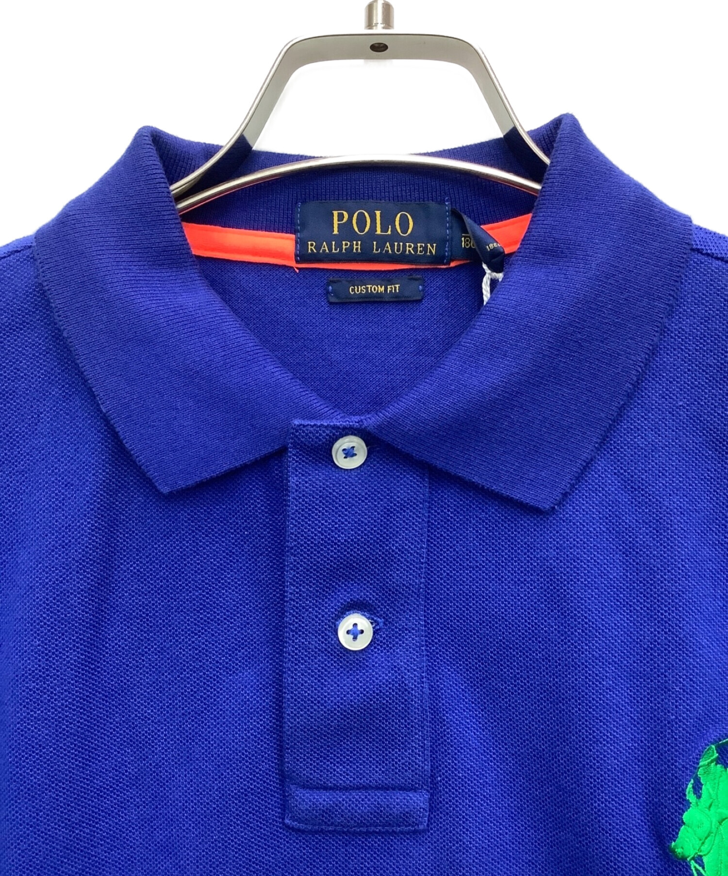 POLO RALPH LAUREN (ポロ・ラルフローレン) ポロシャツ ブルー サイズ:L