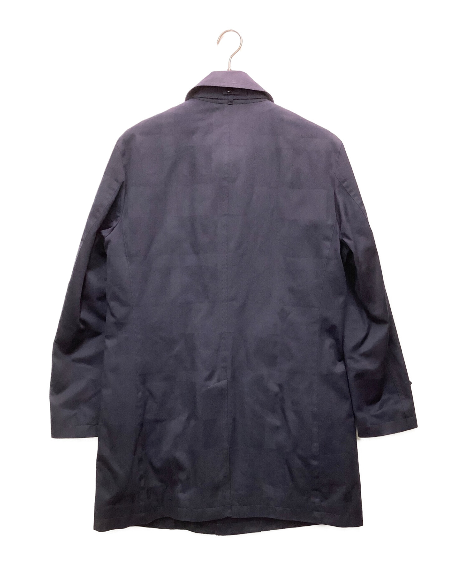 ブラックレーベルクレストブリッジ　ステンカラーコート ライナー付 紺色　XL極美品全く使用感なし