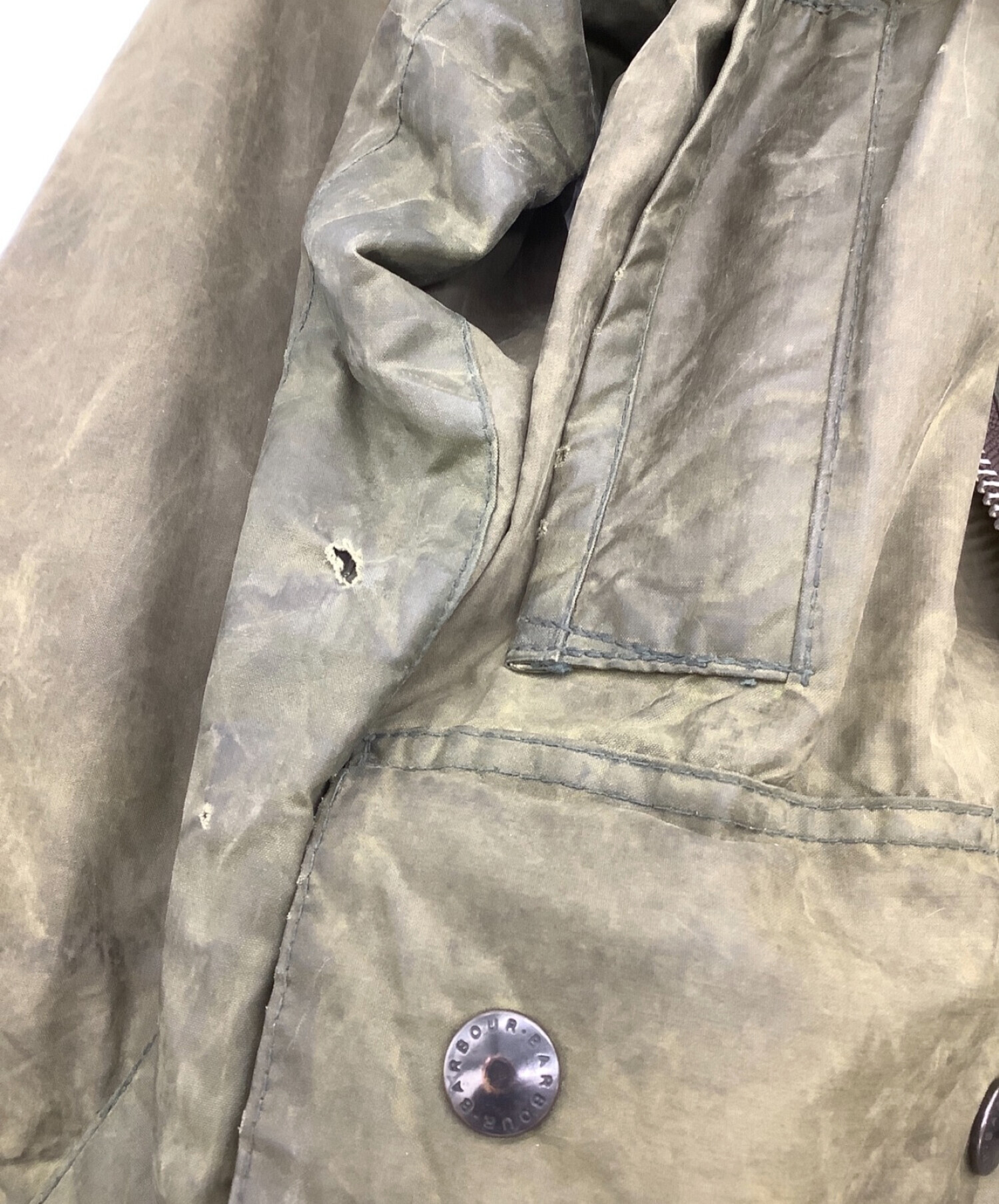 中古・古着通販】Barbour (バブアー) オイルドジャケット グリーン