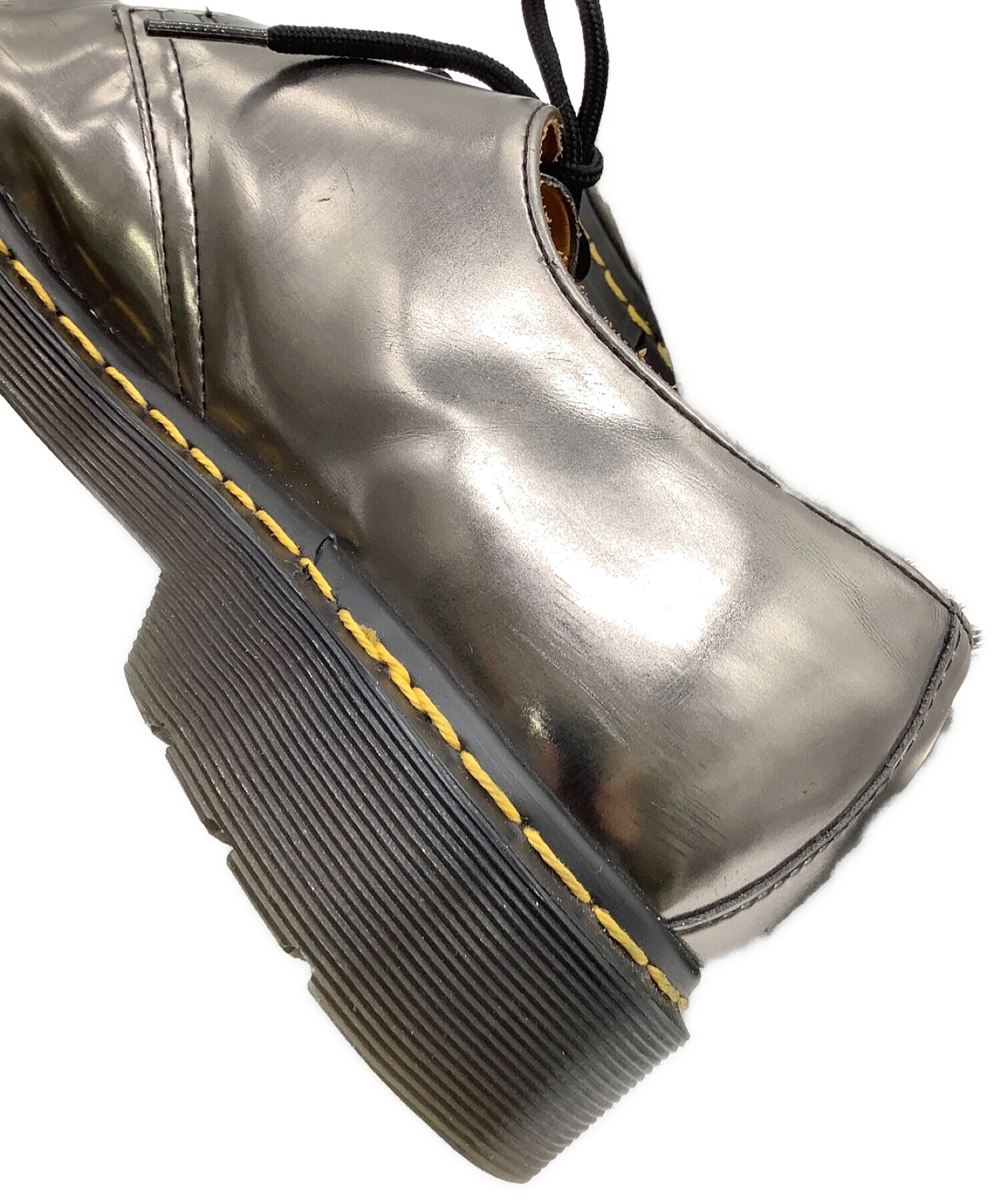 Dr.Martens (ドクターマーチン) 3ホールブーツ シルバー サイズ:UK9