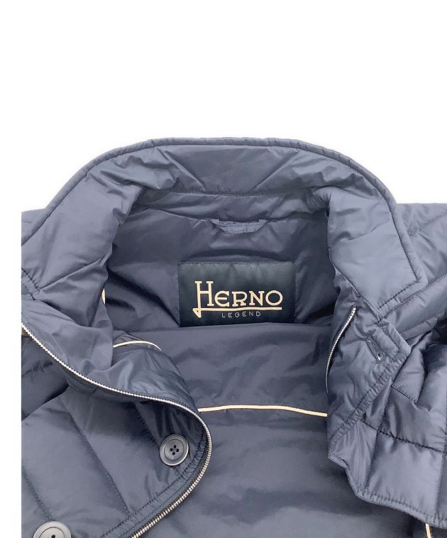 HERNO (ヘルノ) ダウンジャケット ネイビー サイズ:46