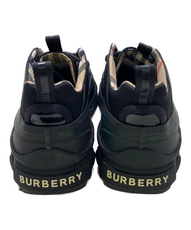 中古・古着通販】BURBERRY (バーバリー) スニーカー ブラック サイズ