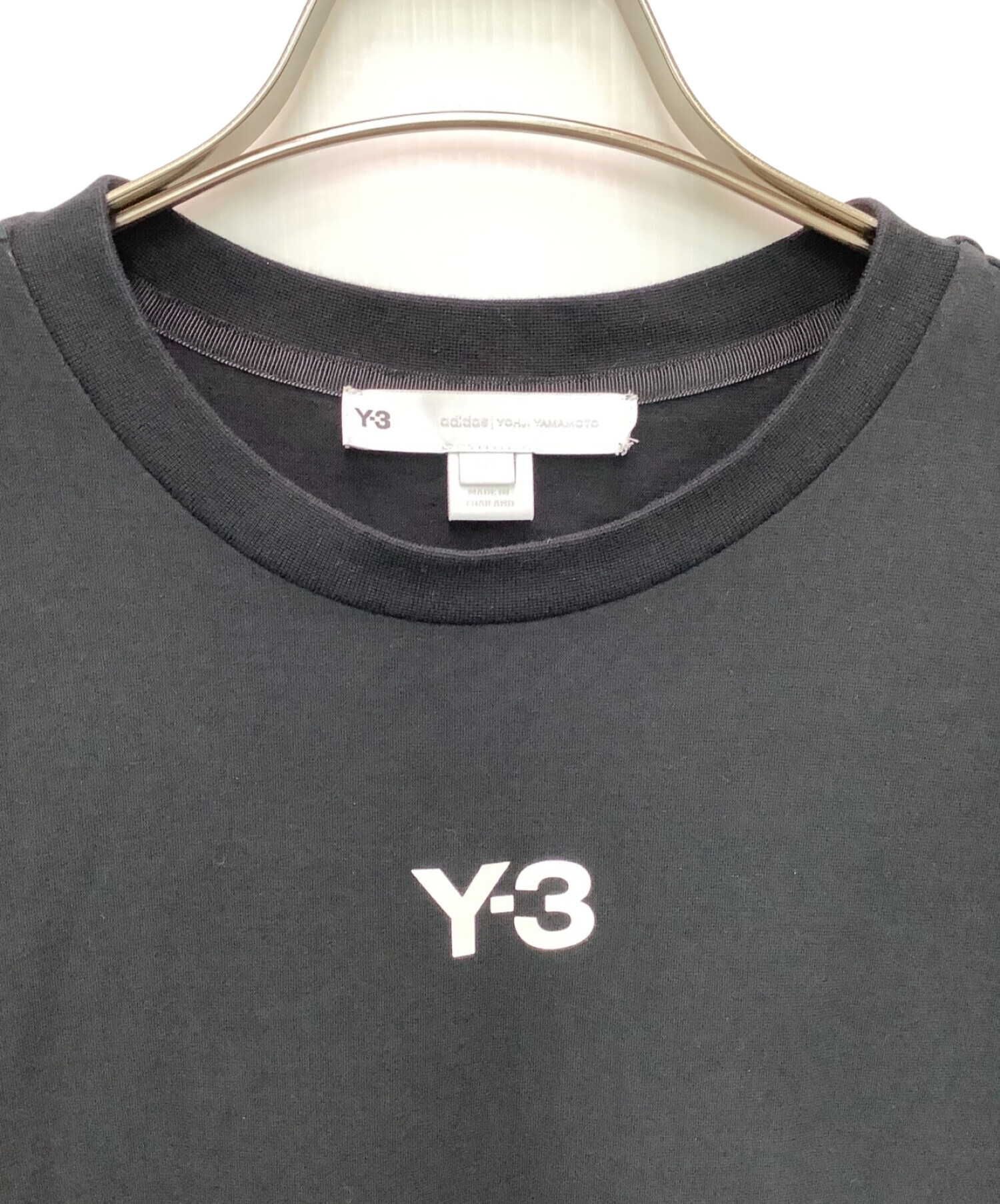 中古・古着通販】Y-3 (ワイスリー) 半袖カットソー ブラック サイズ:Ｓ ...