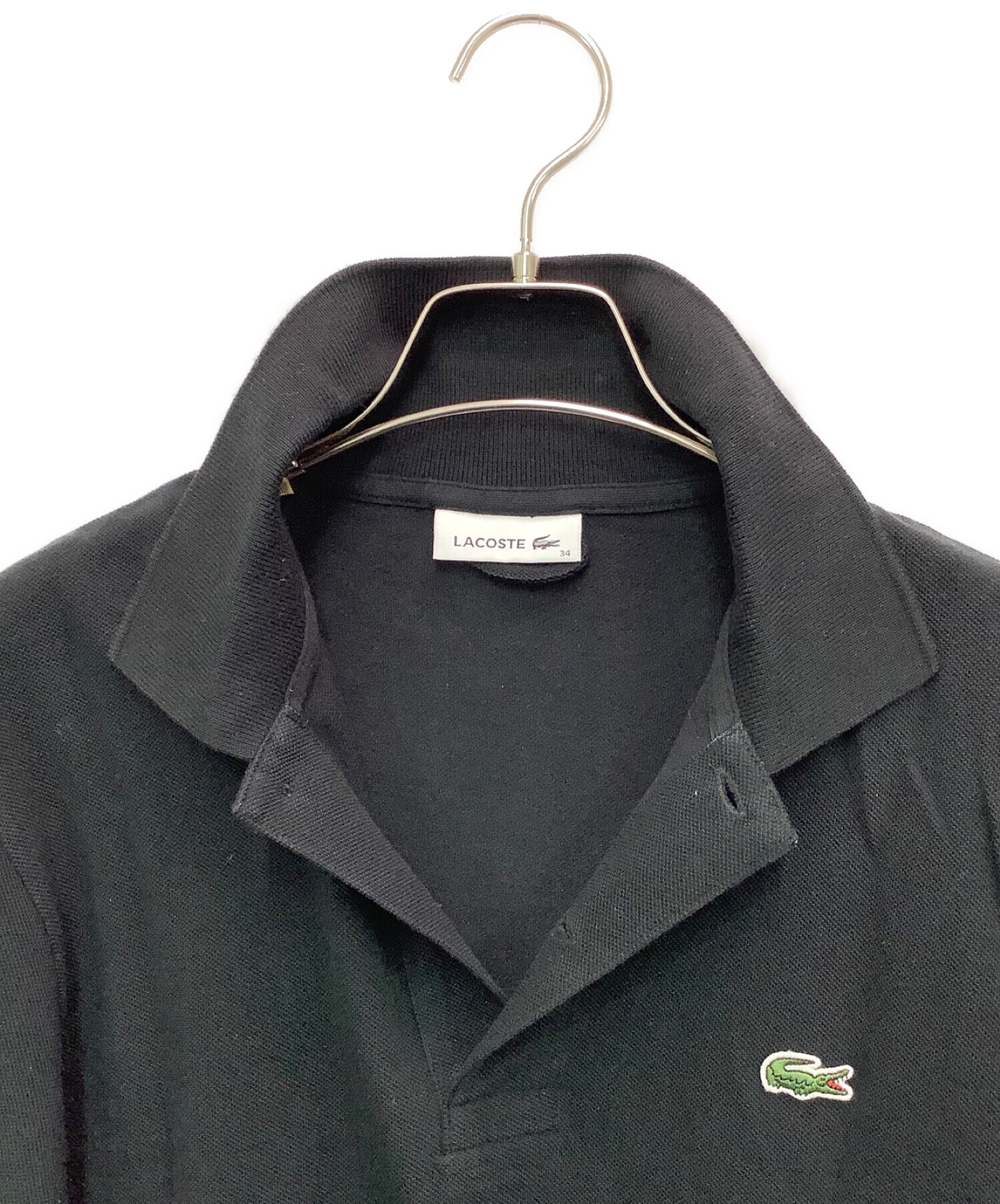 中古・古着通販】LACOSTE (ラコステ) ポロシャツワンピース ブラック サイズ:34｜ブランド・古着通販 トレファク公式【TREFAC  FASHION】スマホサイト