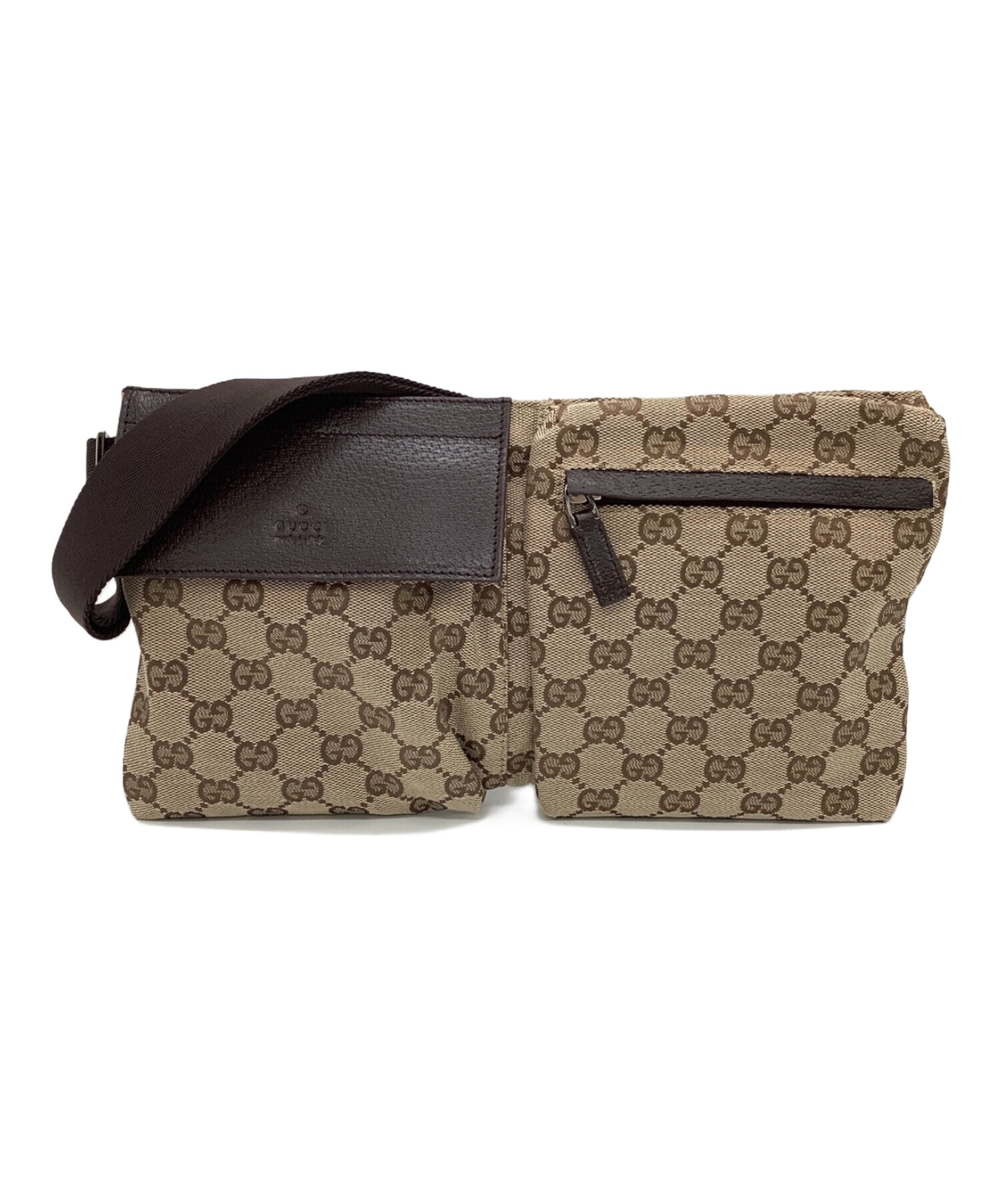 中古・古着通販】GUCCI (グッチ) ウエストポーチ ブラウン｜ブランド ...