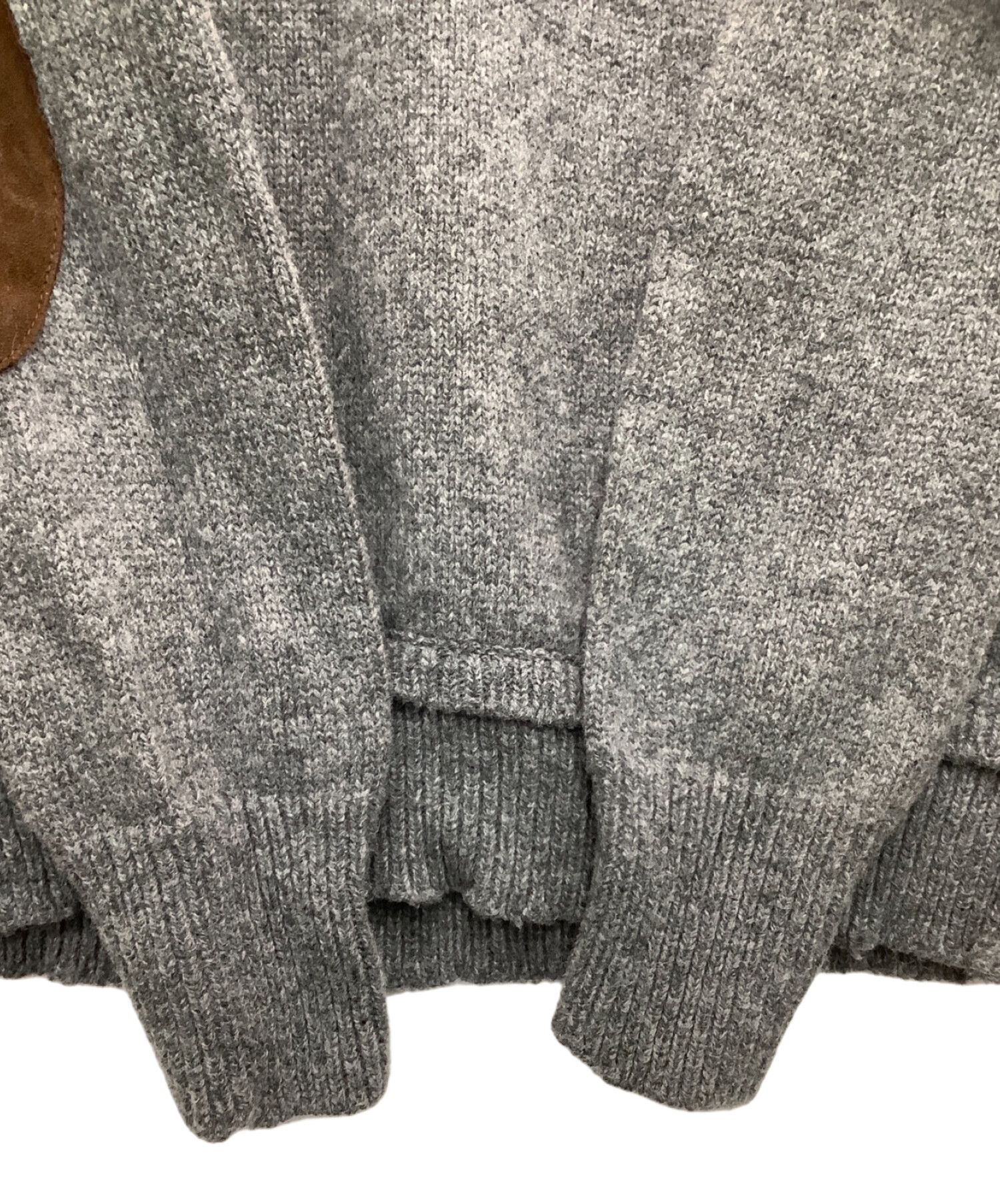 中古・古着通販】Maison Margiela (メゾンマルジェラ) 5G エルボーパッチ プルオーバー ニットセーター グレー サイズ:Ｓ｜ブランド・ 古着通販 トレファク公式【TREFAC FASHION】スマホサイト