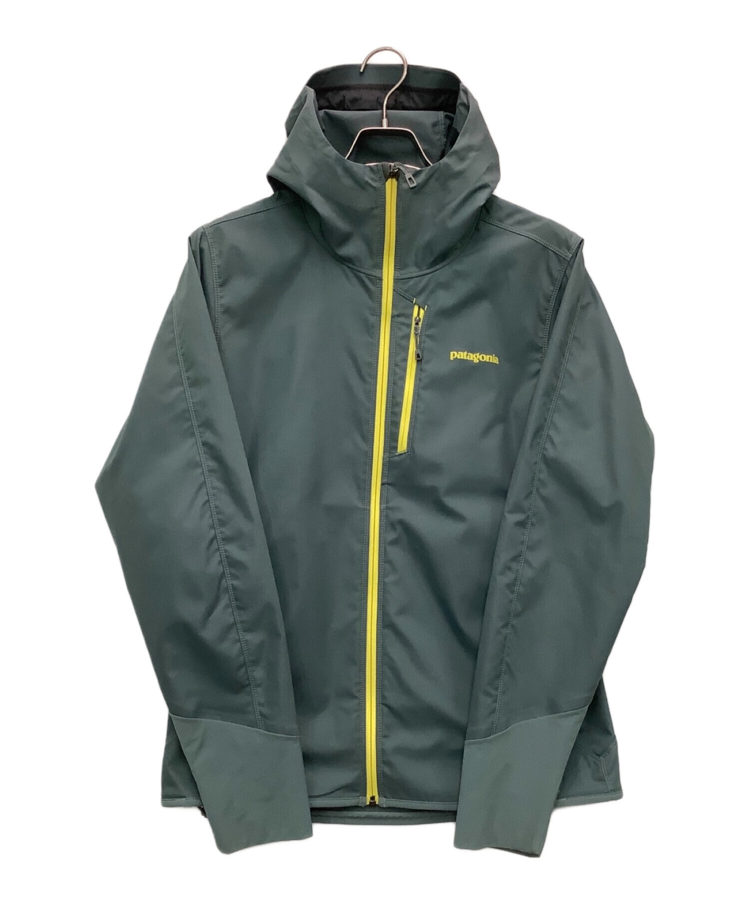 中古・古着通販】Patagonia (パタゴニア) LEVITATION HOODY グレー×イエロー サイズ:Ｍ｜ブランド・古着通販  トレファク公式【TREFAC FASHION】スマホサイト