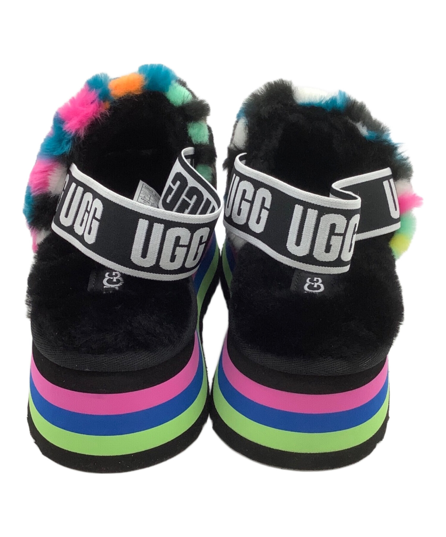 中古・古着通販】UGG (アグ) サンダル ブラック サイズ:37｜ブランド ...