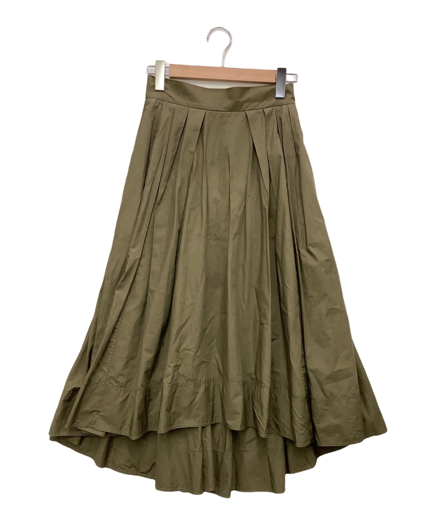 MADISON BLUE (マディソンブルー) タックボリュームスカート TUCK VOLUME SKIRT グリーン サイズ:00