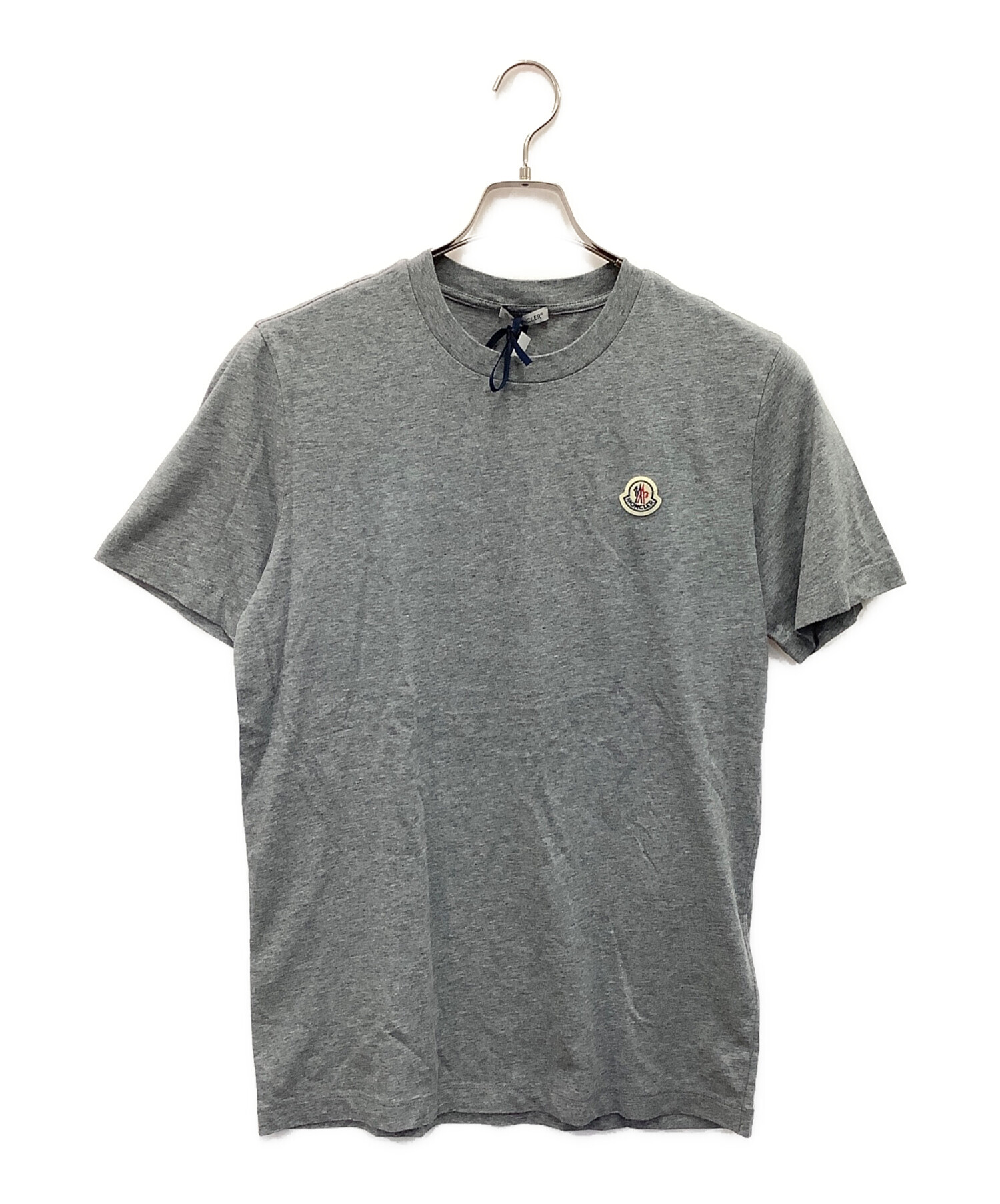 中古・古着通販】MONCLER (モンクレール) ロゴワッペンTシャツ グレー サイズ:Ｍ｜ブランド・古着通販 トレファク公式【TREFAC  FASHION】スマホサイト