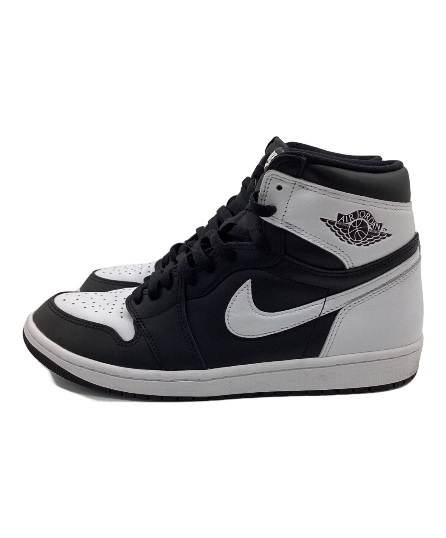 中古・古着通販】NIKE (ナイキ) AIR JORDAN 1 RETRO HIGH OG（エアジョーダン1 レトロ ハイ オージー）  ホワイト×ブラック サイズ:28.5cm｜ブランド・古着通販 トレファク公式【TREFAC FASHION】スマホサイト