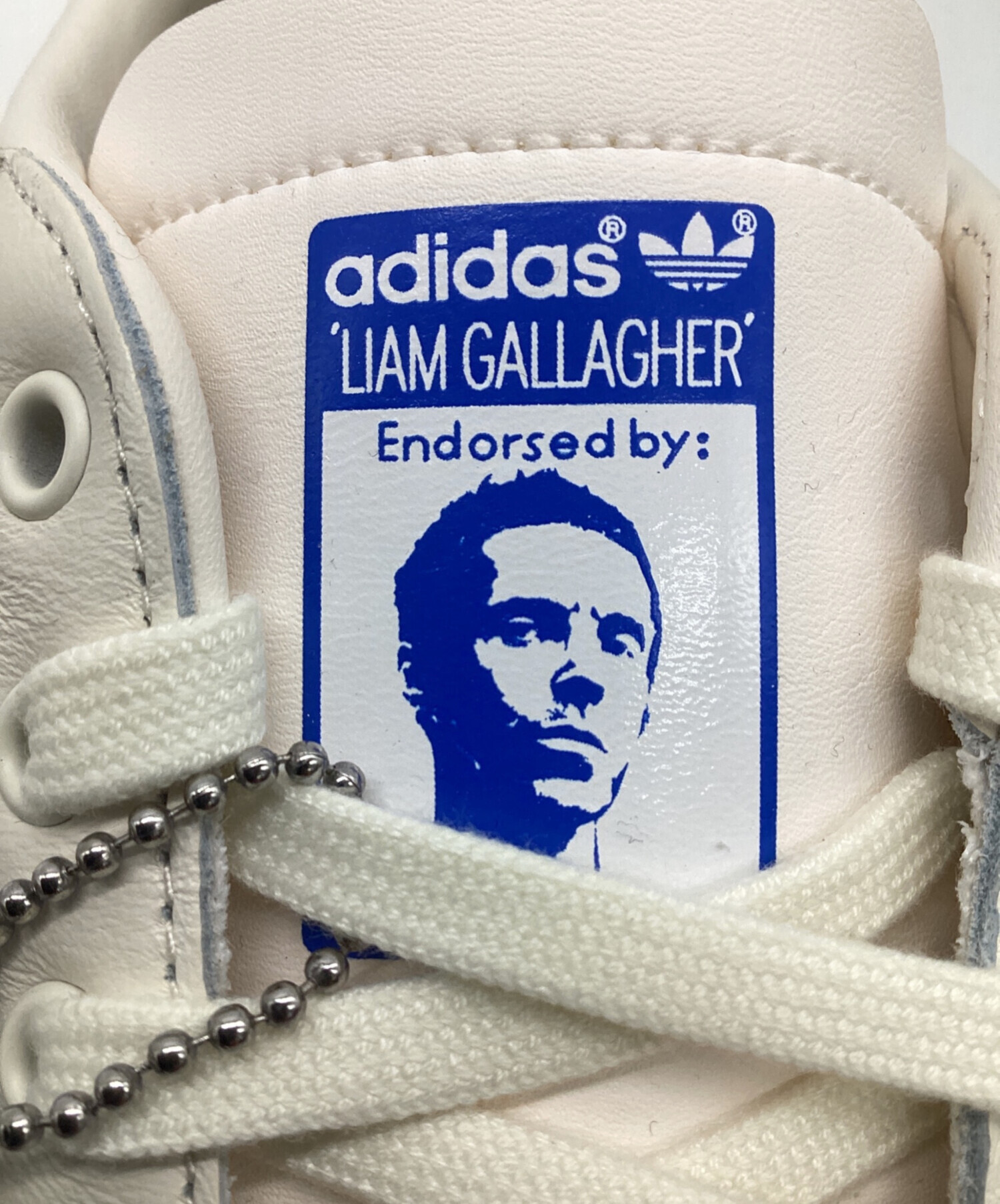 adidas (アディダス) Liam Gallagher×adidas LG2 SPZL（リアム・ギャラガー×アディダス エルジー2 スペツィアル）  ホワイト×ブルー サイズ:27cm 未使用品