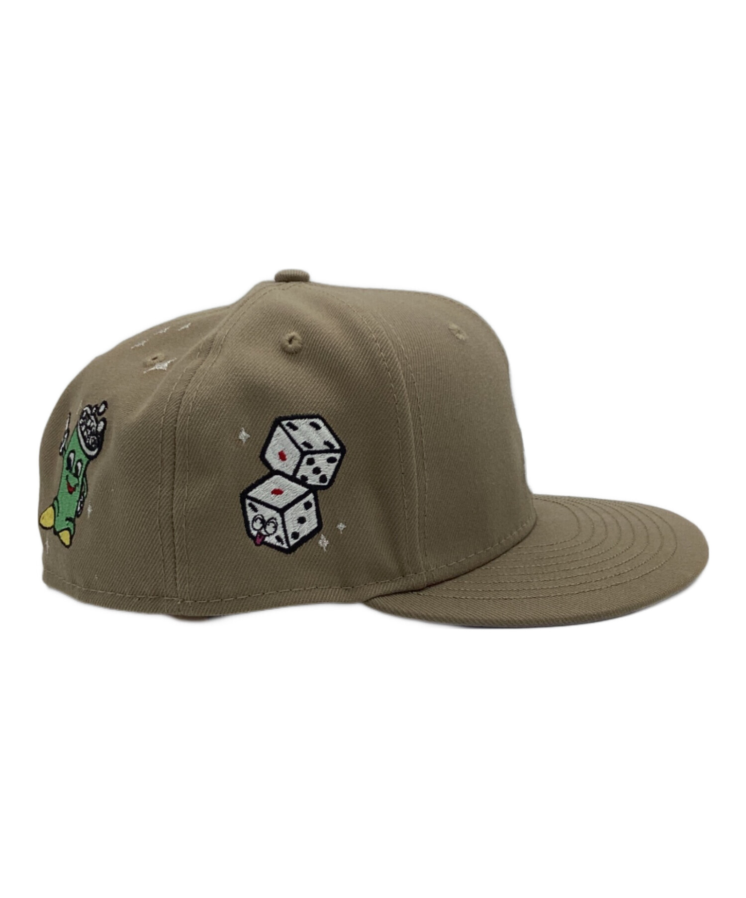 New Era (ニューエラ) SUPREME (シュプリーム) キャップ　59FIFTY（59フィフティー） ベージュ サイズ:7  3/4（61.5cm)