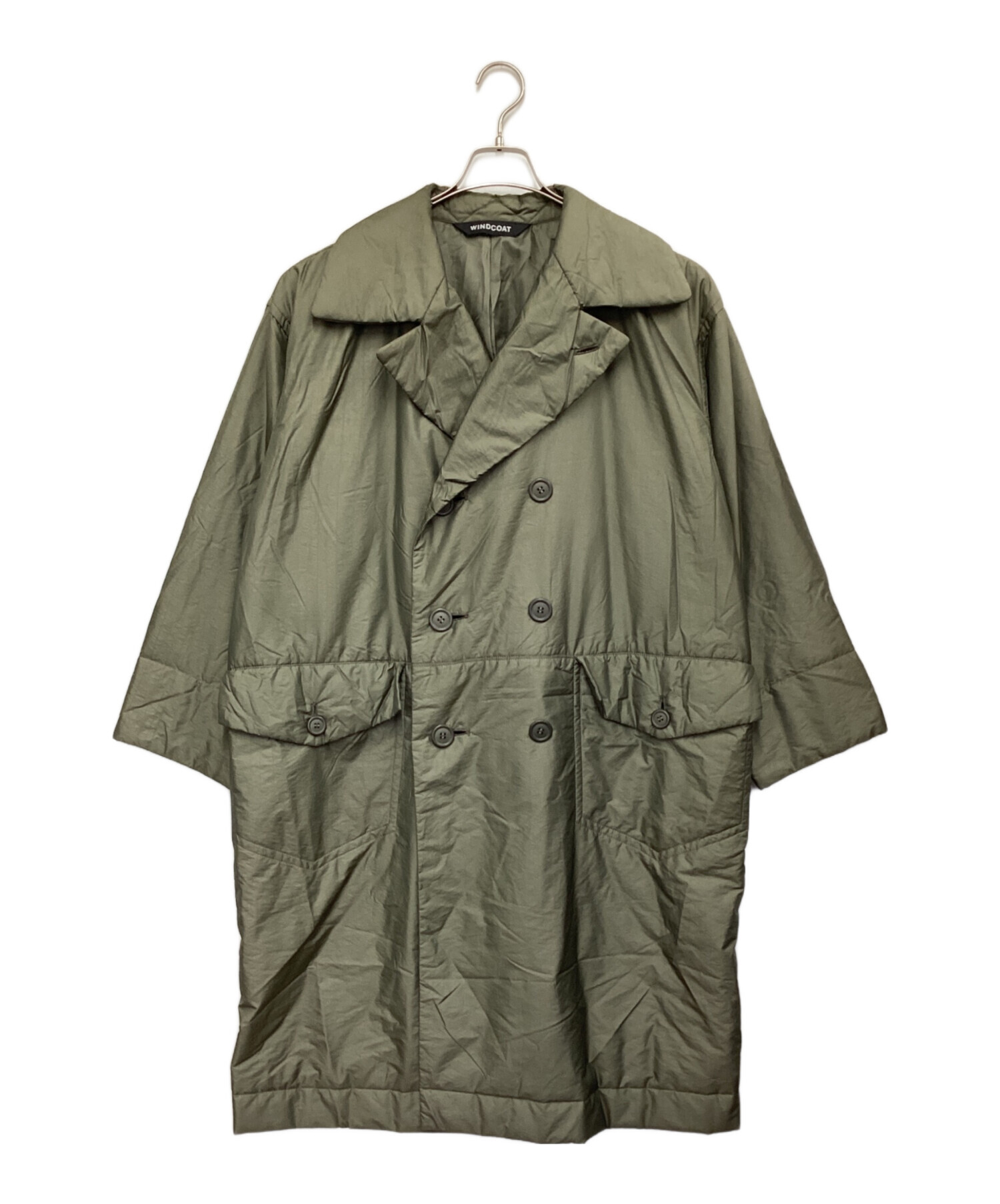 中古・古着通販】ISSEY MIYAKE WIND COAT (イッセイミヤケ) WIND COAT（ウィンドコート）ハイネックミリタリーコート  グリーン サイズ:Ｍ｜ブランド・古着通販 トレファク公式【TREFAC FASHION】スマホサイト