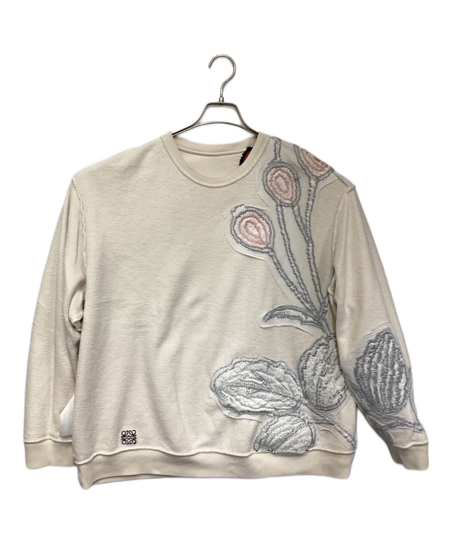 LOEWE (ロエベ) Oversized Herbarium Sweatshirt（オーバーサイズ ハーバリウム スウェットシャツ） ベージュ  サイズ:L