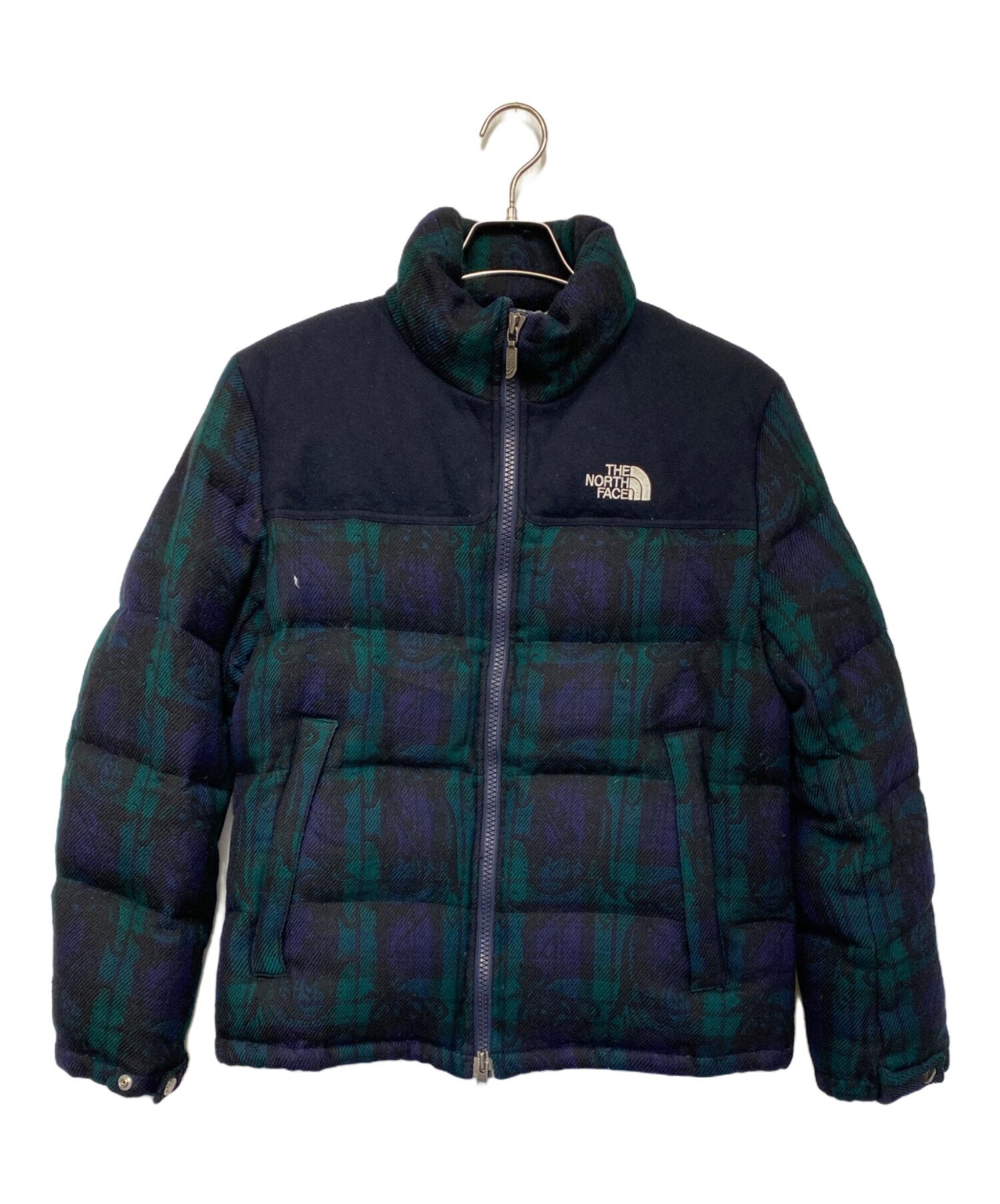 中古・古着通販】THE NORTHFACE PURPLELABEL (ザ・ノースフェイス パープルレーベル) ウールチェックダウンジャケット グリーン  サイズ:M｜ブランド・古着通販 トレファク公式【TREFAC FASHION】スマホサイト