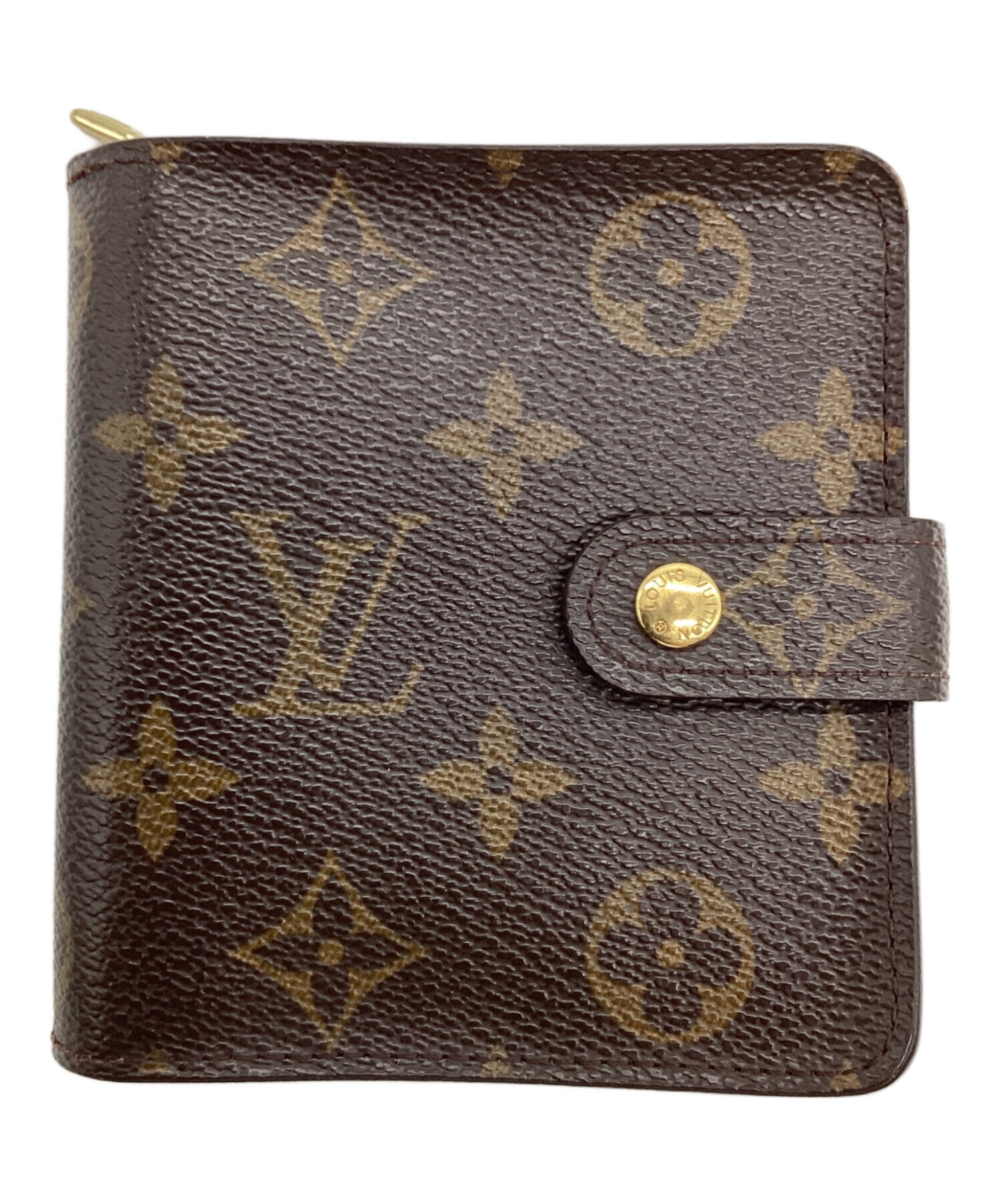 中古・古着通販】LOUIS VUITTON (ルイ ヴィトン) コンパクト・ジップ モノグラム｜ブランド・古着通販 トレファク公式【TREFAC  FASHION】スマホサイト