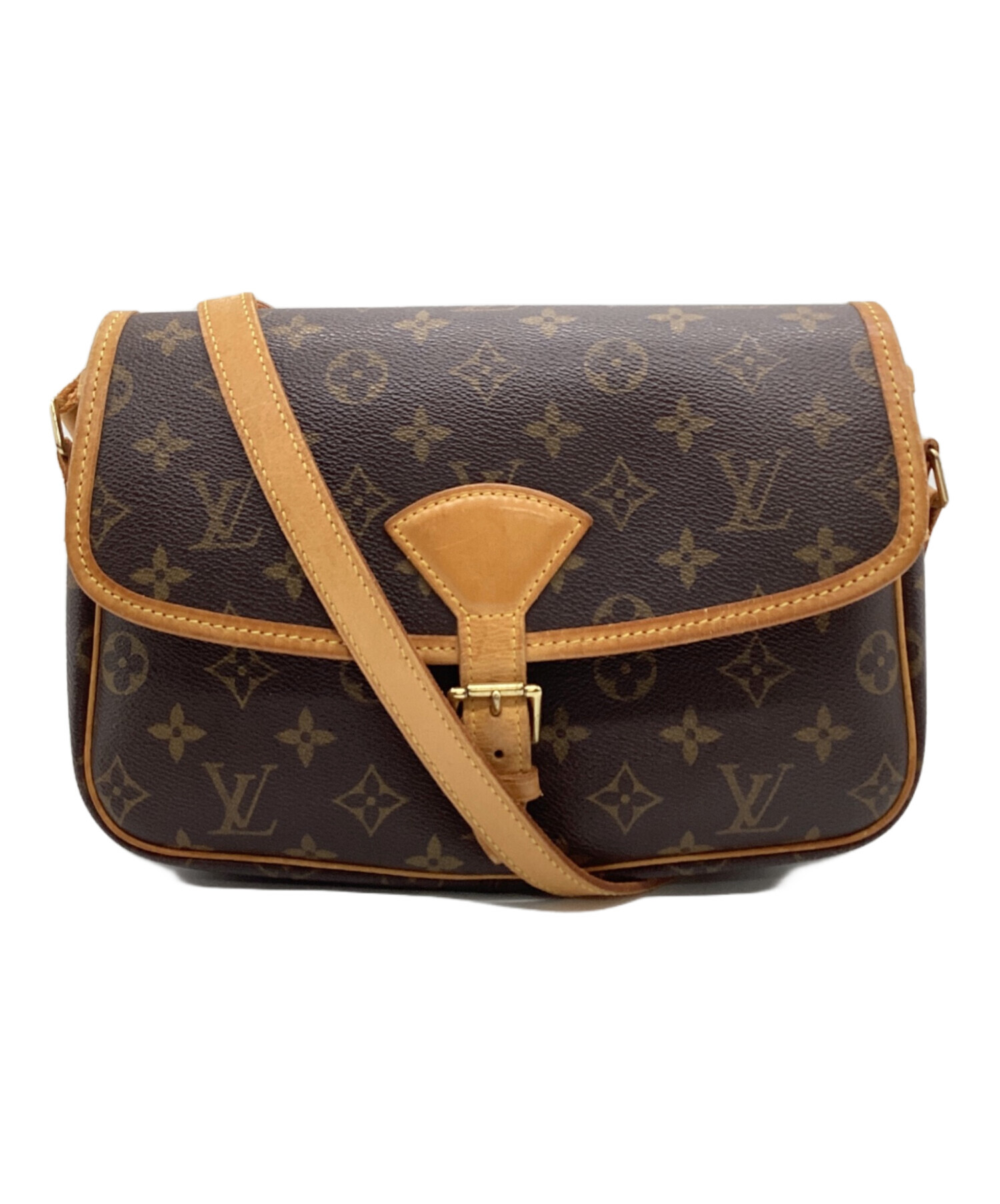 中古・古着通販】LOUIS VUITTON (ルイ ヴィトン) モノグラム ソローニュ ショルダーバッグ ブラウン｜ブランド・古着通販 トレファク公式【TREFAC  FASHION】スマホサイト