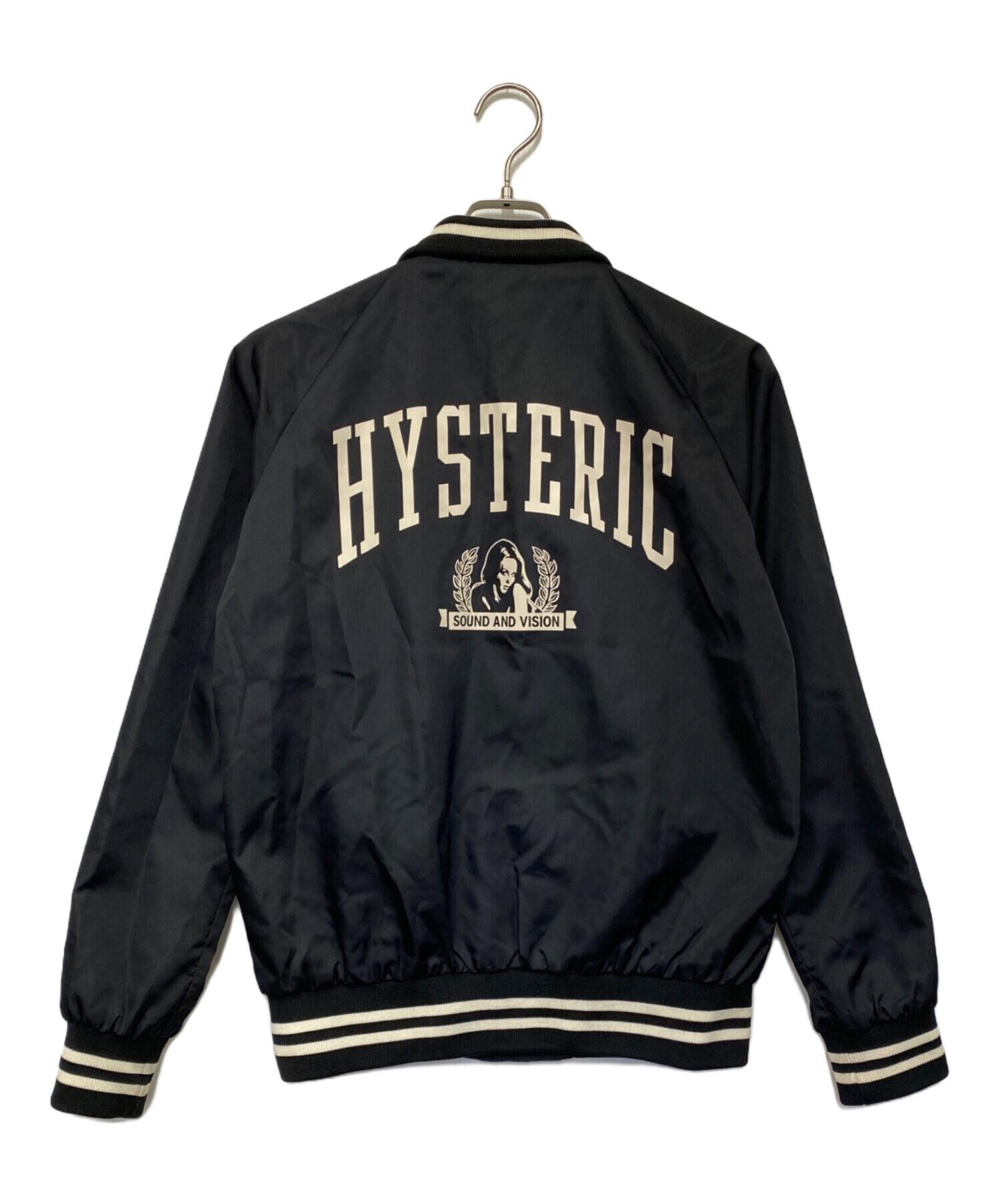 中古・古着通販】Hysteric Glamour (ヒステリックグラマー) スタジャン ブラック サイズ:S｜ブランド・古着通販  トレファク公式【TREFAC FASHION】スマホサイト