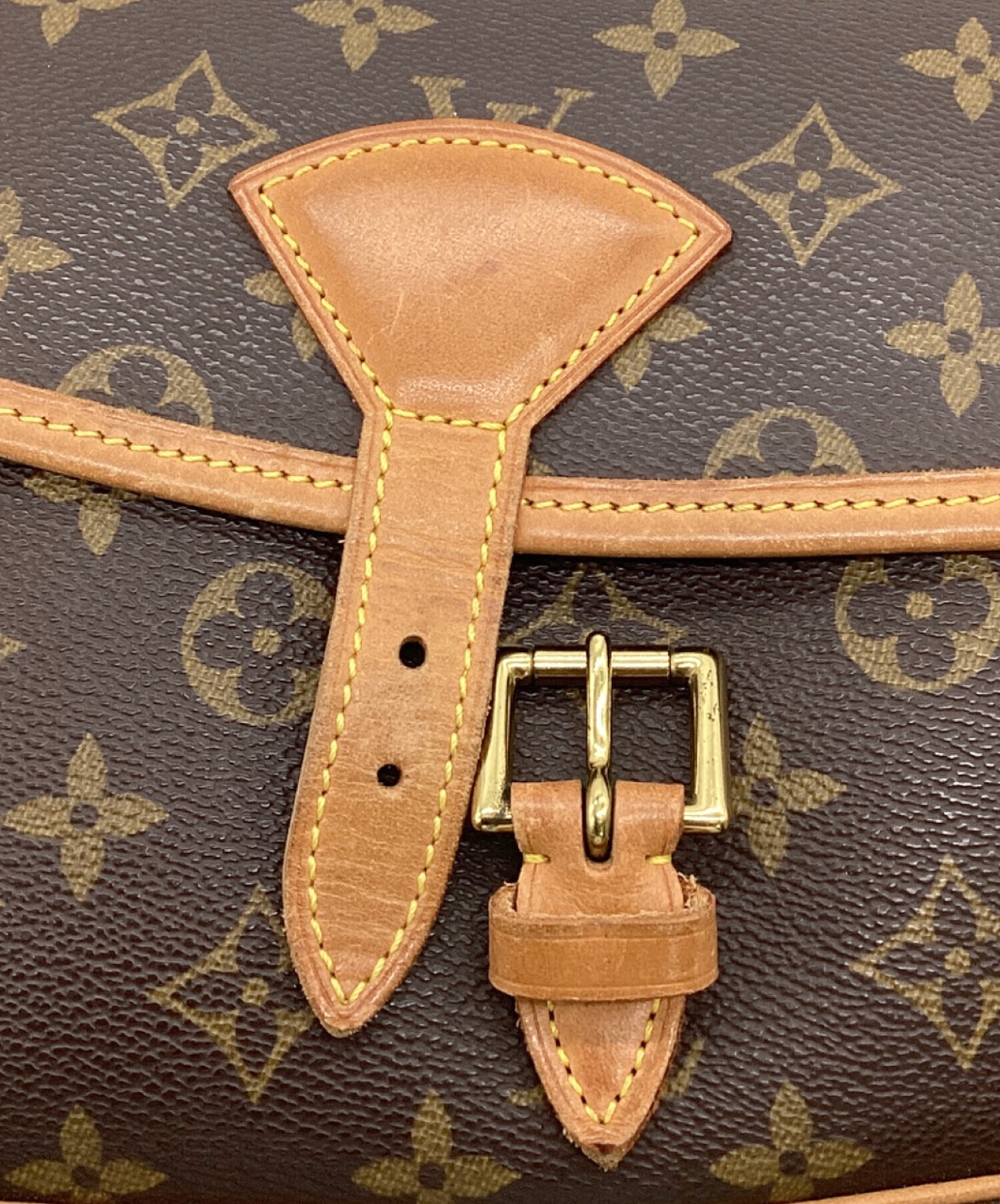 中古・古着通販】LOUIS VUITTON (ルイ ヴィトン) モノグラム ソローニュ ショルダーバッグ ブラウン｜ブランド・古着通販 トレファク公式【TREFAC  FASHION】スマホサイト