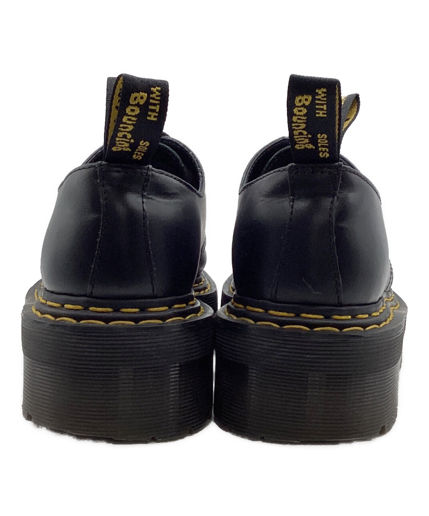 中古・古着通販】Dr.Martens (ドクターマーチン) 1461 QUAD DOUBLE STITCHES（クアッド ダブル ステッチ）3ホールシューズ  ブラック サイズ:EU39｜ブランド・古着通販 トレファク公式【TREFAC FASHION】スマホサイト