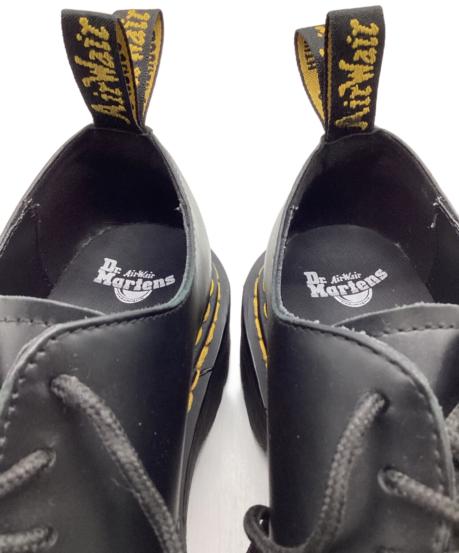 中古・古着通販】Dr.Martens (ドクターマーチン) 1461 QUAD DOUBLE STITCHES（クアッド ダブル ステッチ）3ホールシューズ  ブラック サイズ:EU39｜ブランド・古着通販 トレファク公式【TREFAC FASHION】スマホサイト